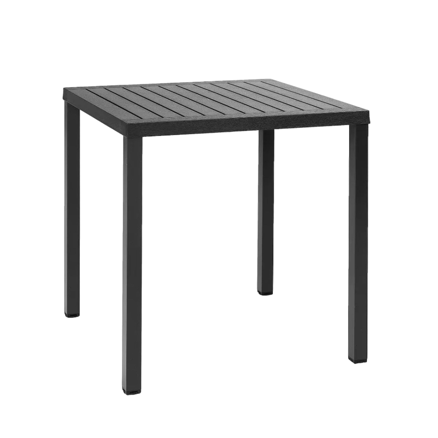 Štvorcový vonkajší stolík CUBE antracitový