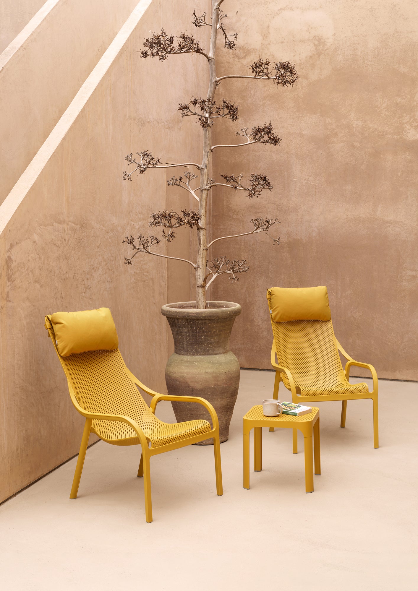 NET Beige Outdoor Coffee Table