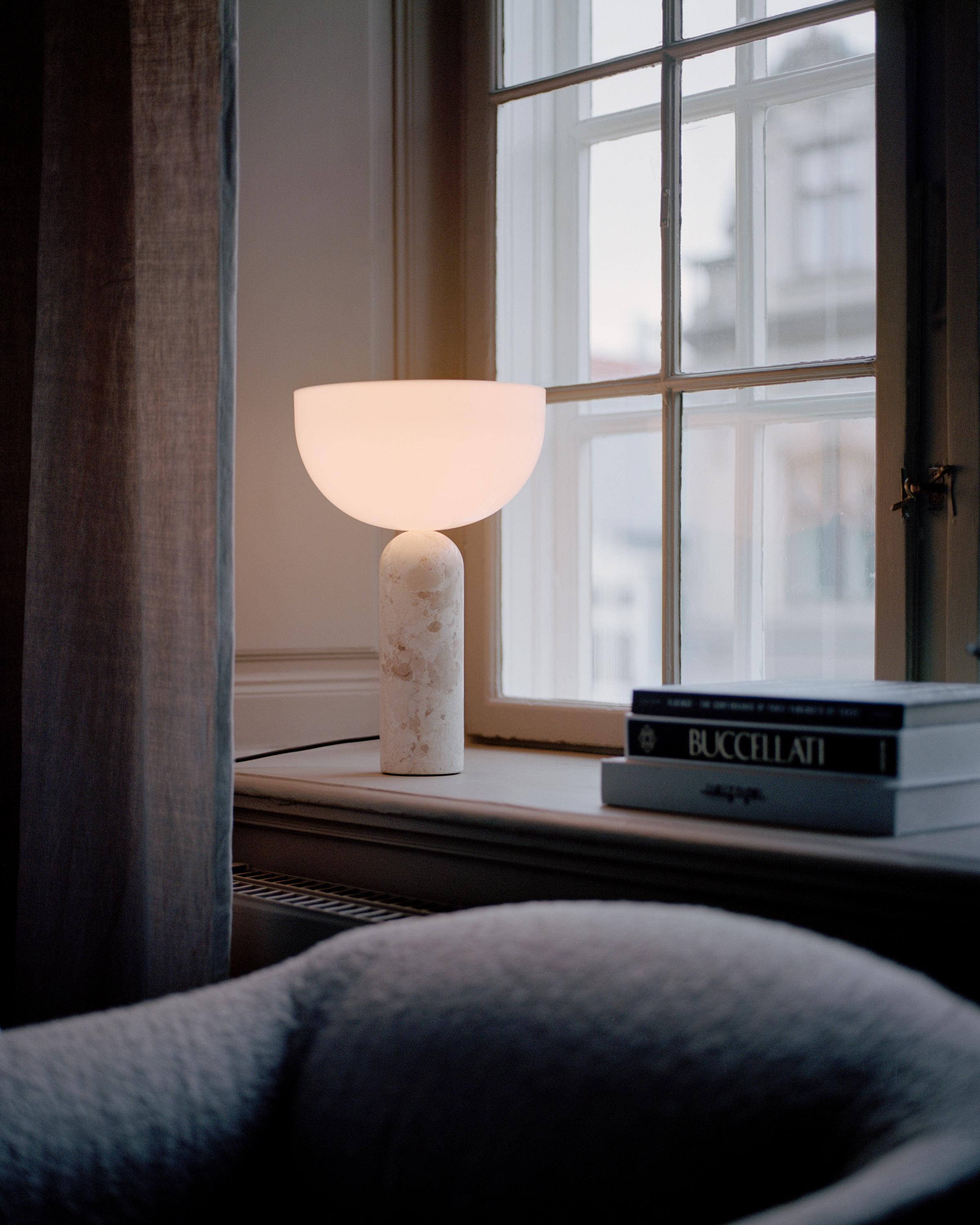 KIZU Table Lamp Cream Marble