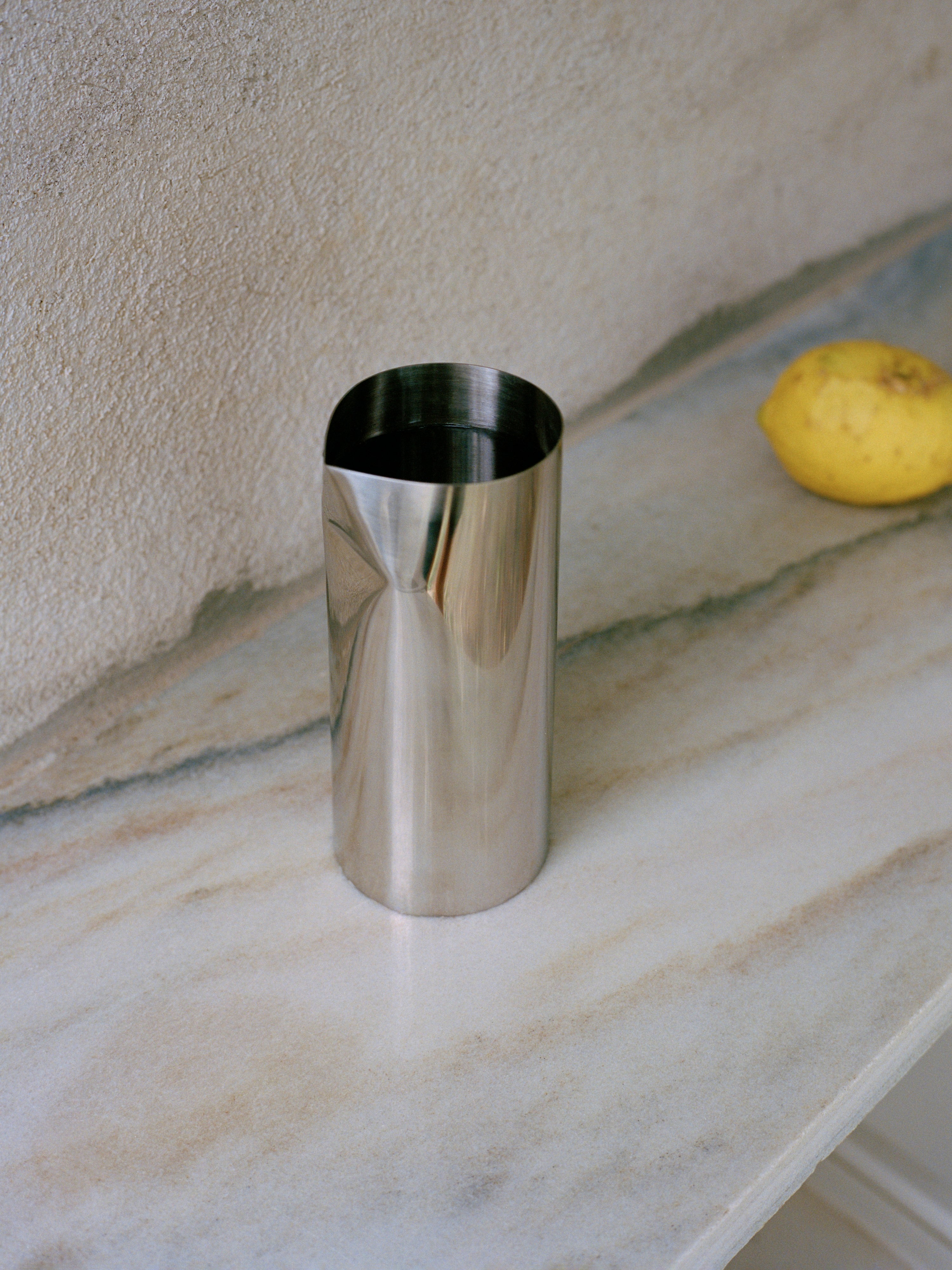 PLEAT Silver Vase