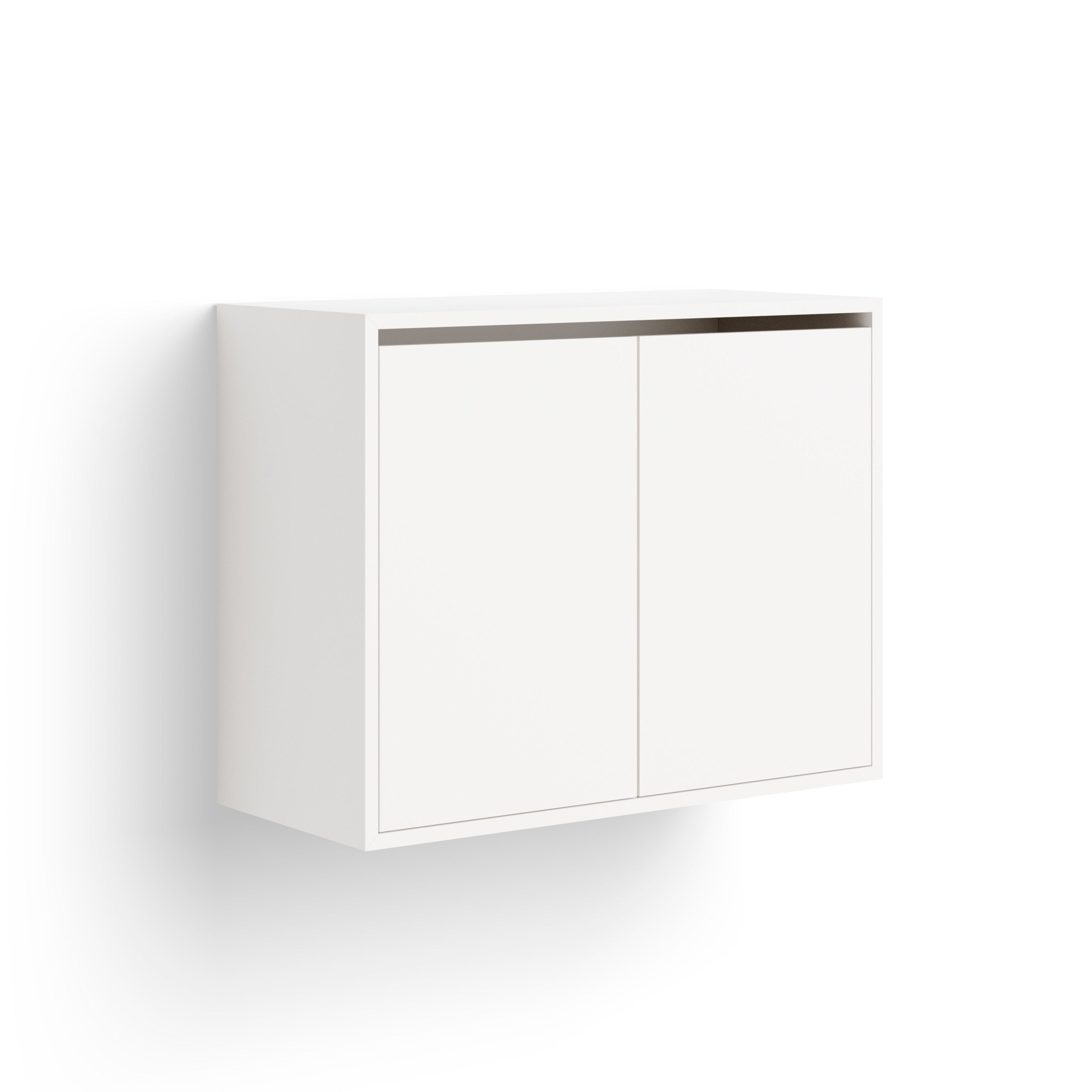 Szafka wisząca z drzwiczkami NEW WORKS biały