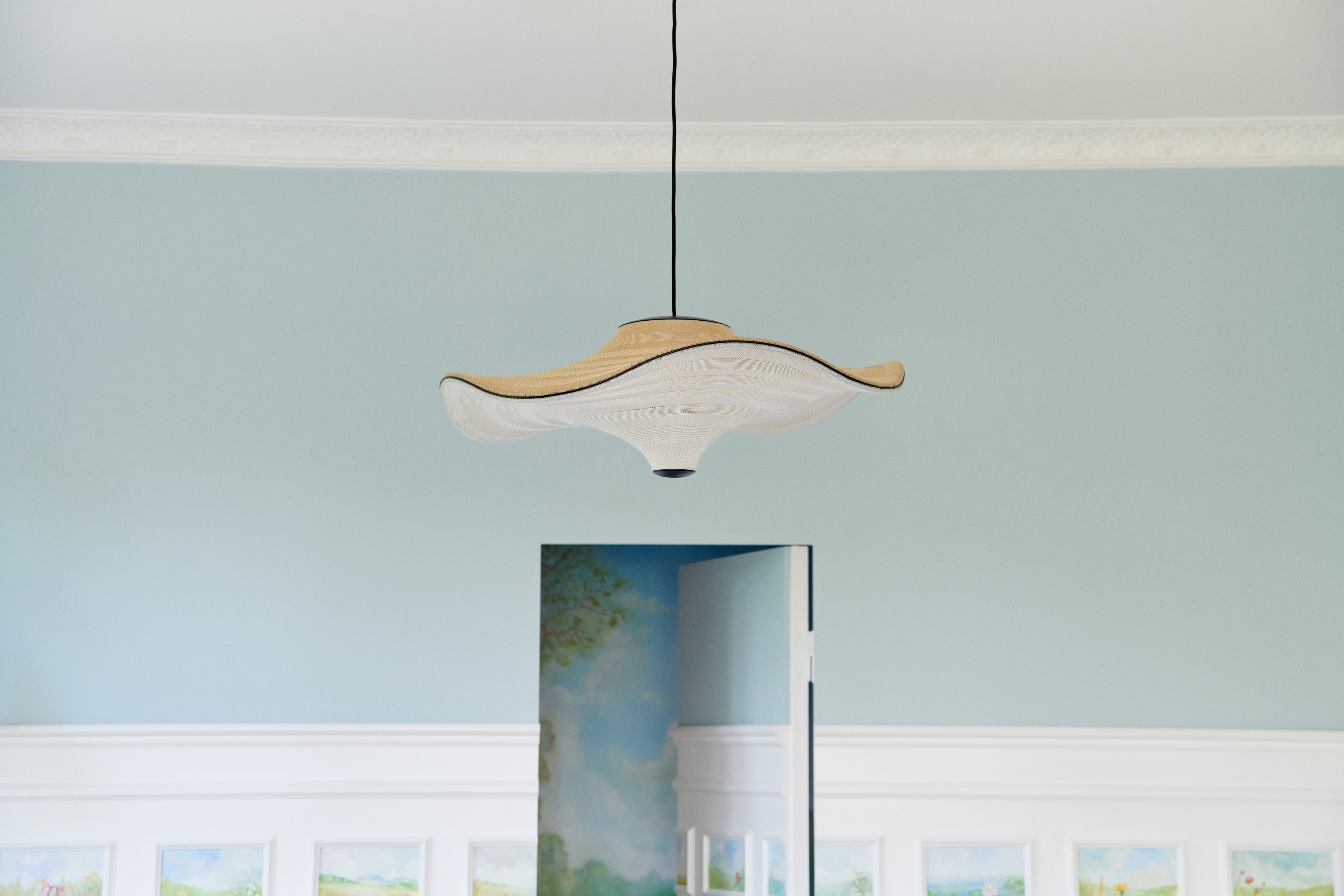 Závesná lampa FLYING terakota