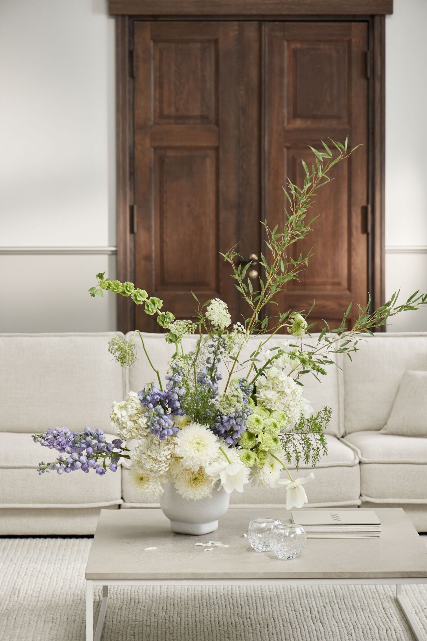 Váza BRAMBLE tmavé sklo