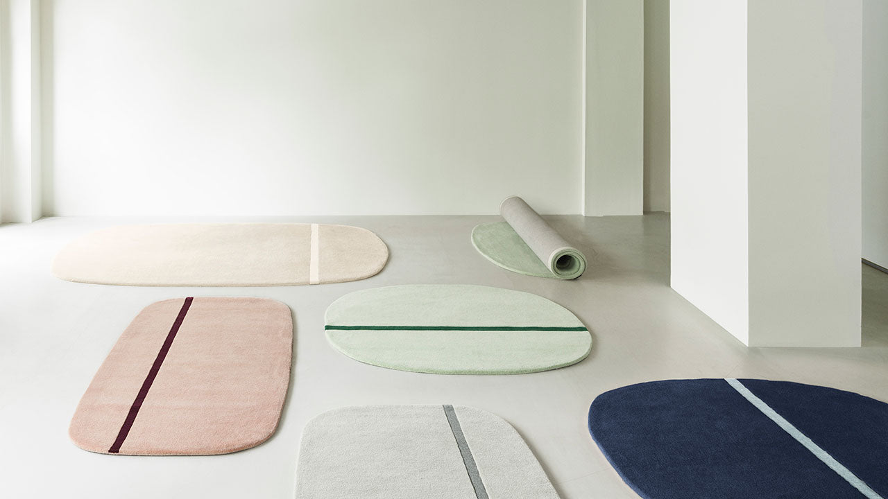 OVAL rug OONA green