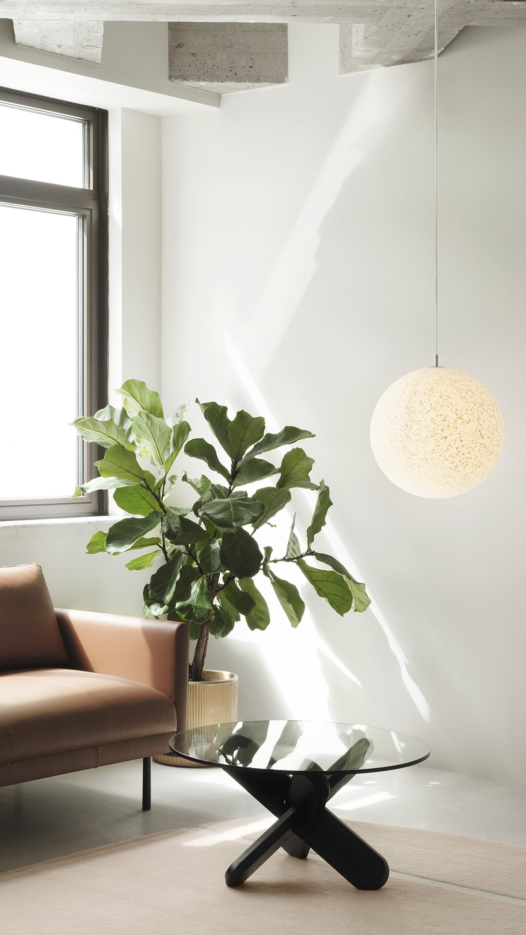 Závesná lampa PIX biela