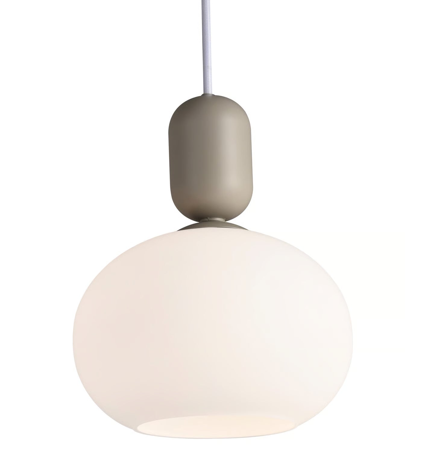 Závesná lampa NOTTI OVAL šedá