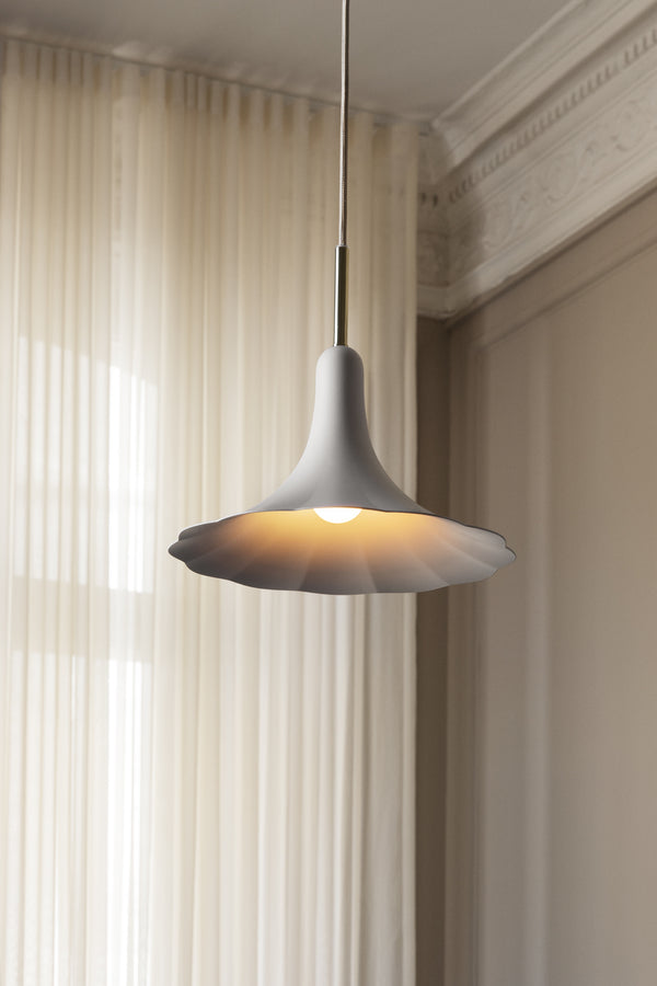 Lampa visiacá PETALII 1 biela metal