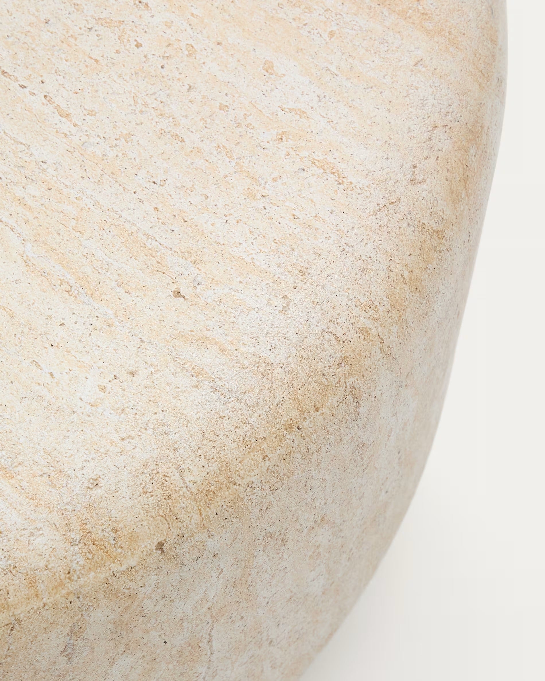 Záhradný stolík DRASI cement s imitáciou travertínu