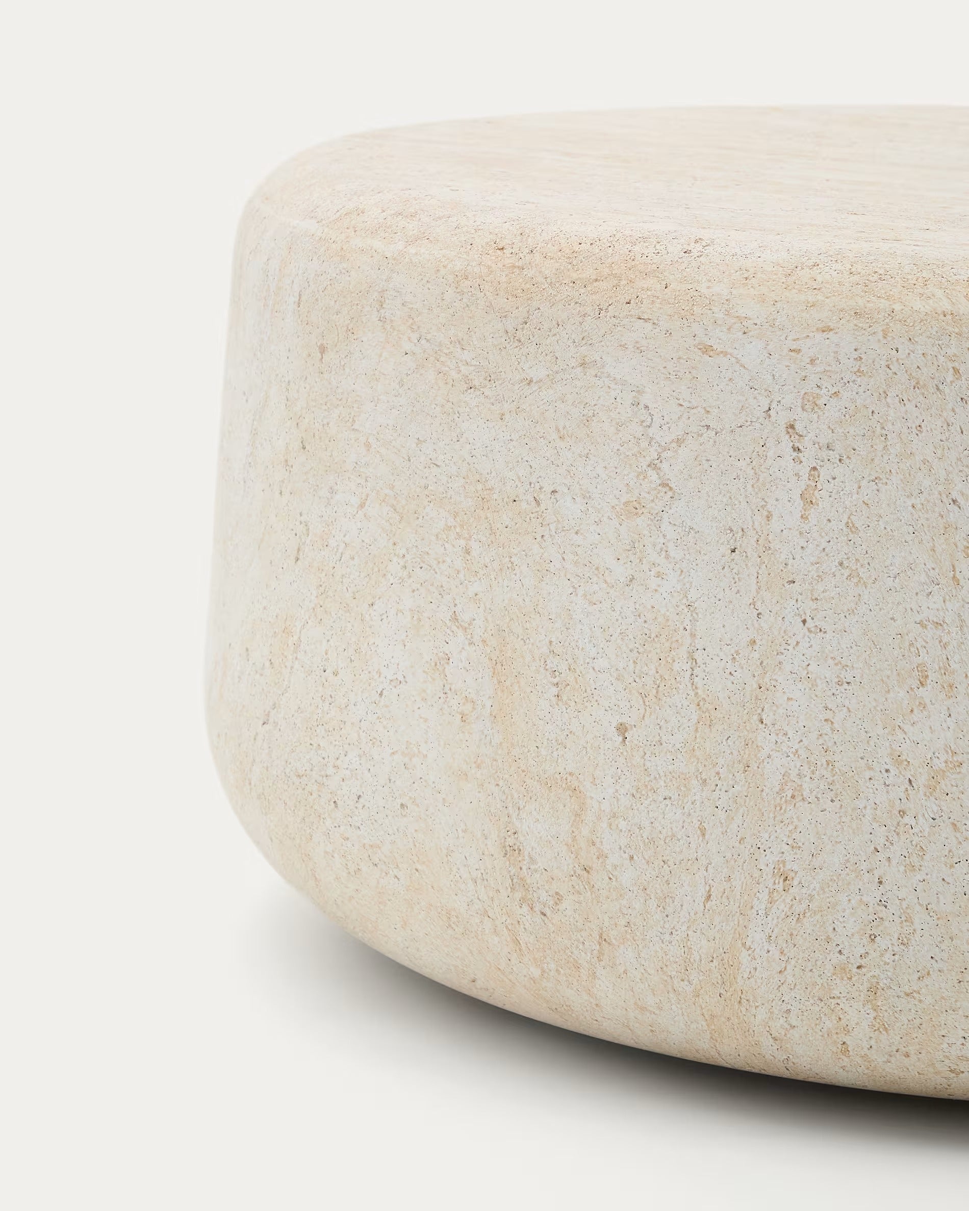 Záhradný stolík DRASI cement s imitáciou travertínu