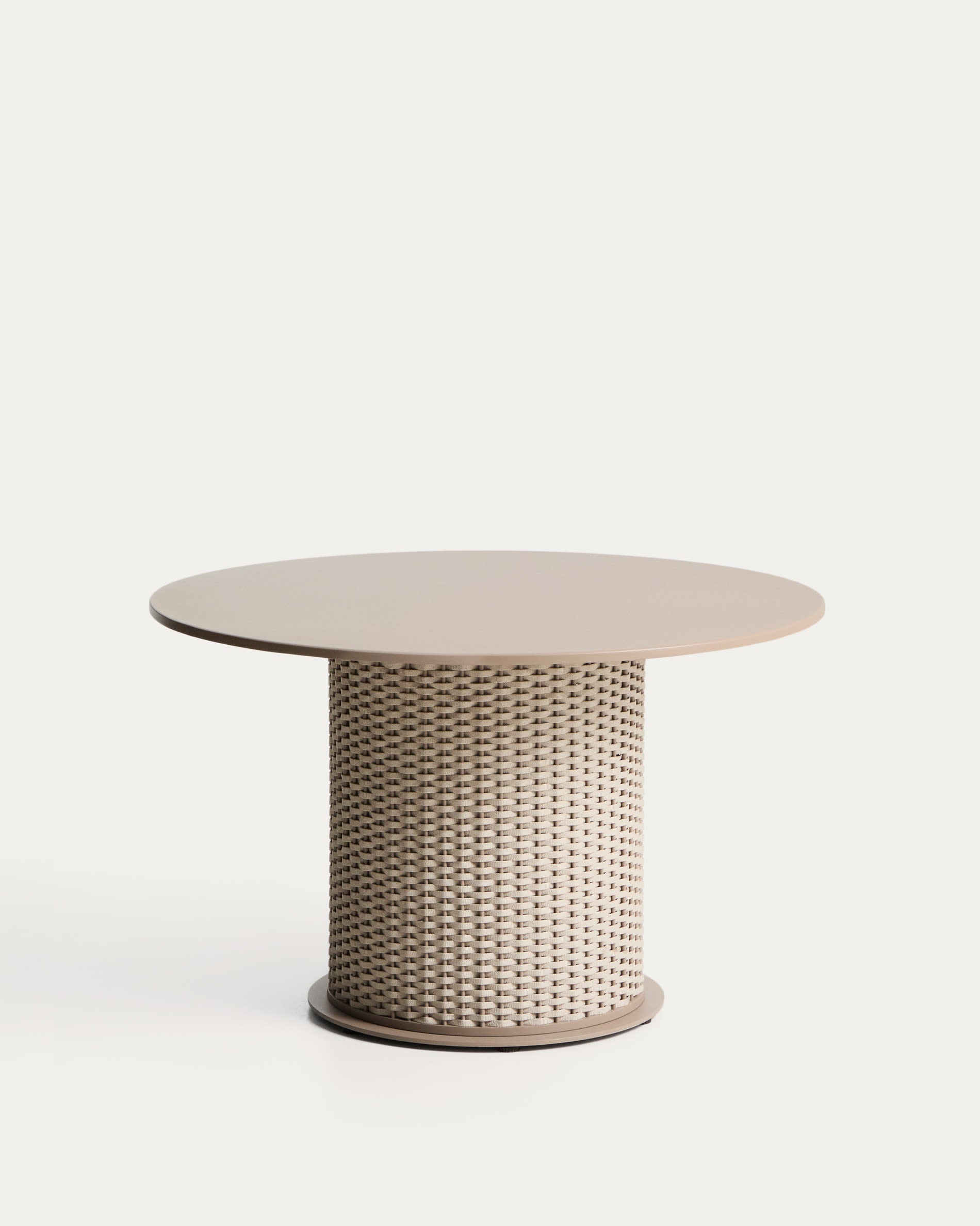 SEDALIS taupe round garden table