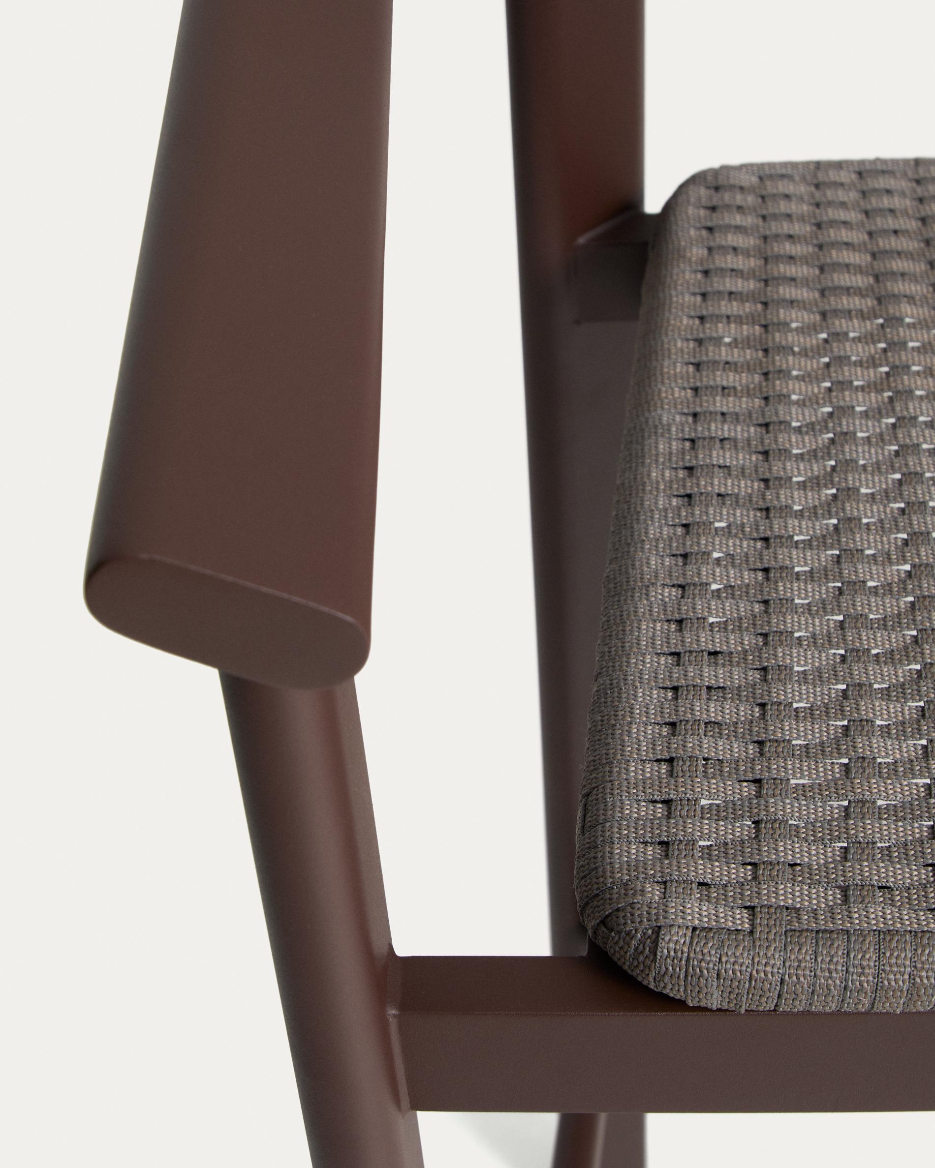 ERICE Brown Garden Stool