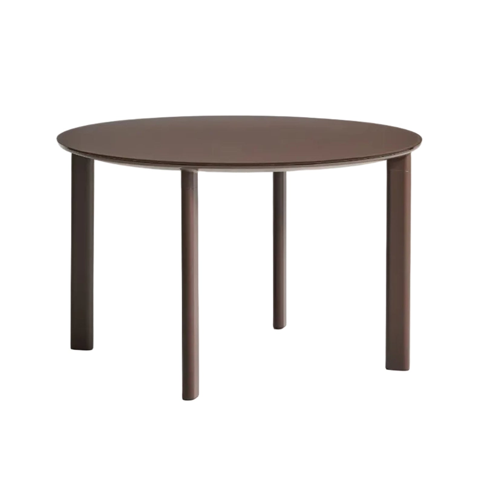 Brown ERICE Round Garden Table