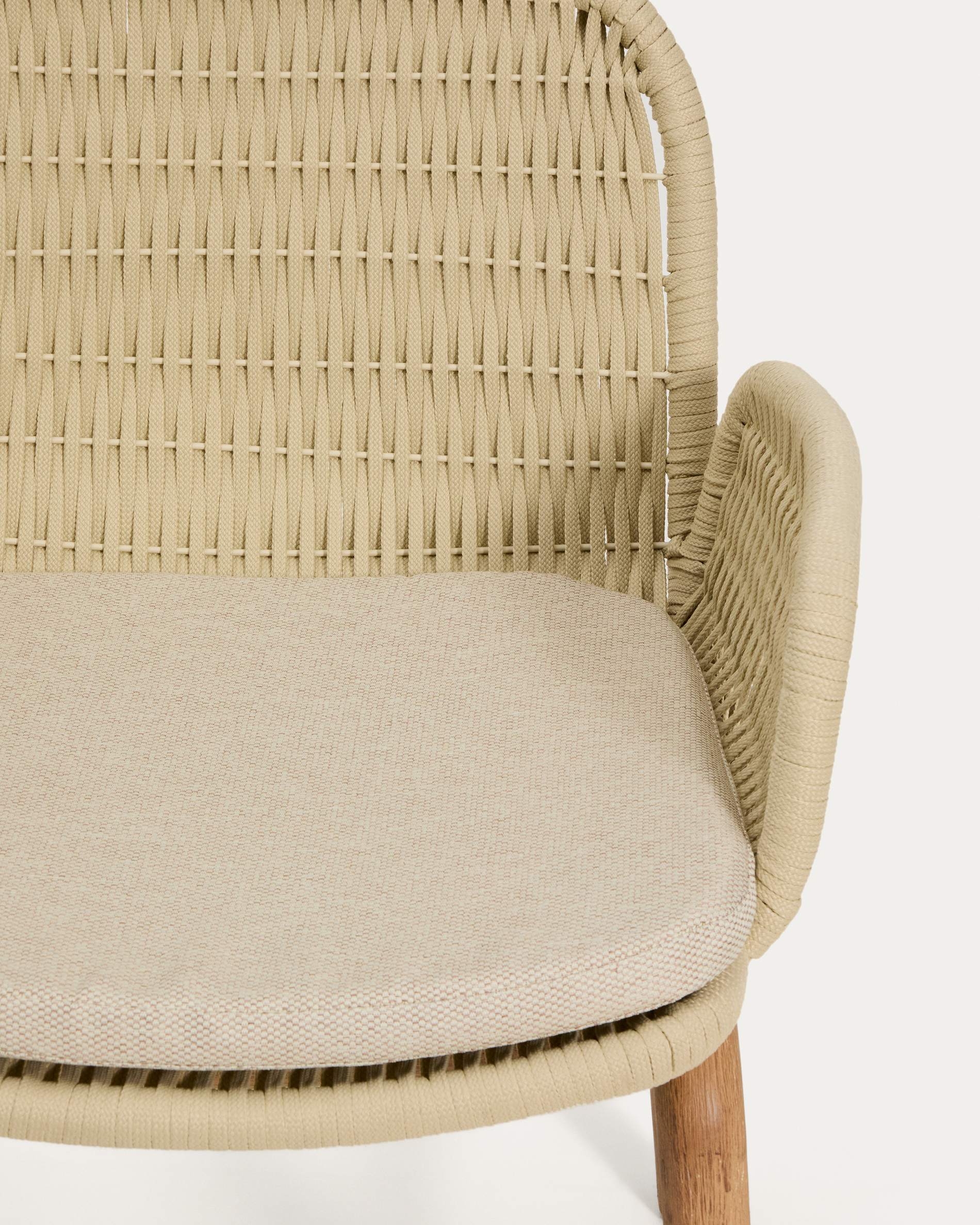 Záhradná stolička s opierkami ALIPA ecru