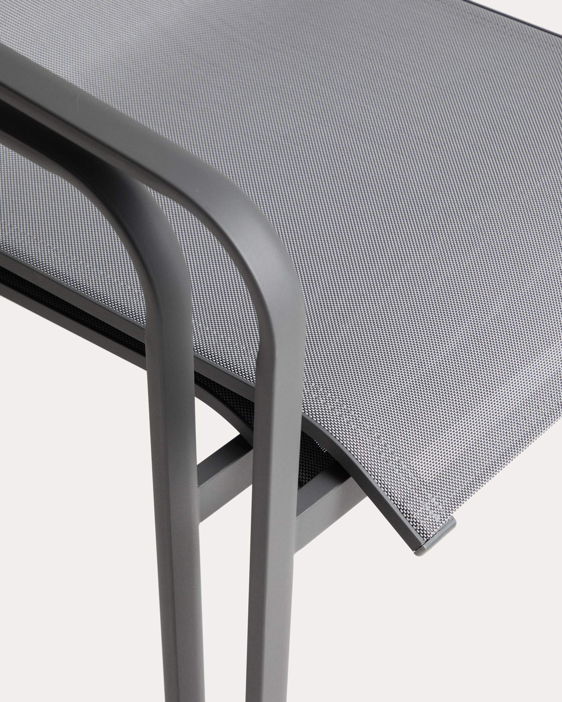 Záhradná stolička CANEA grafitová