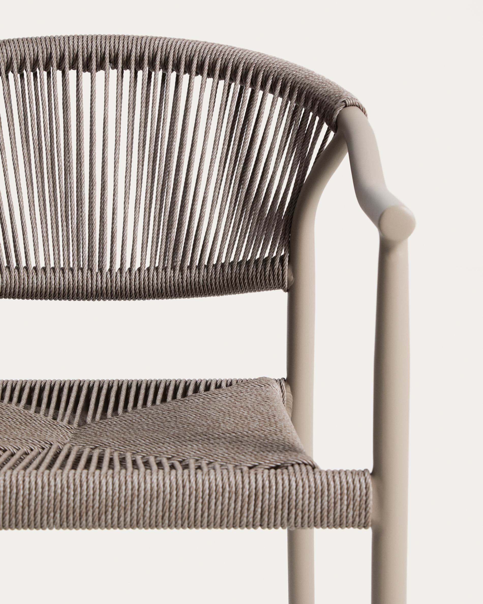 Záhradná stolička LIVADIA taupe