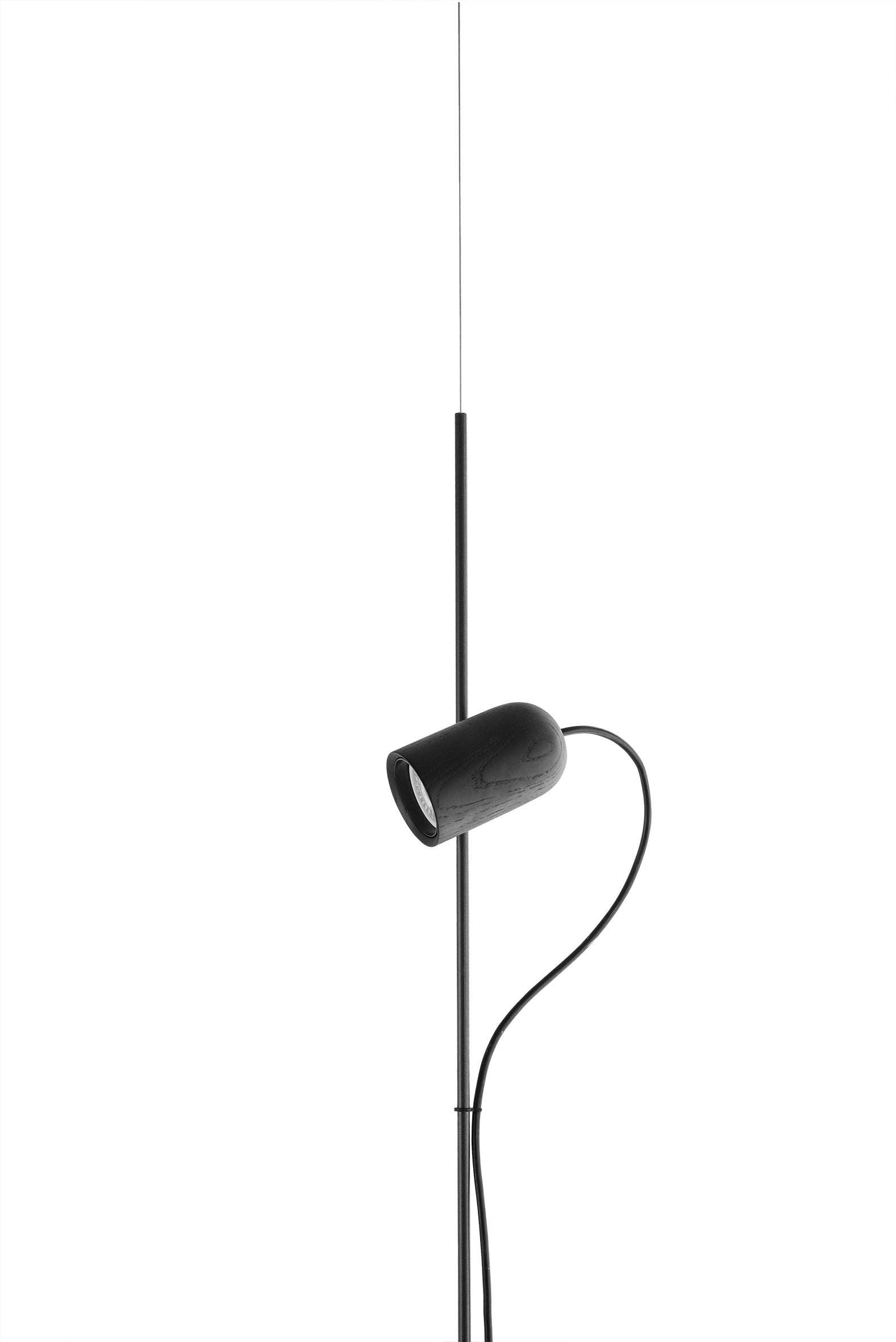 ONFA Pendant Lamp Black Ash Wood with Graphite Finish