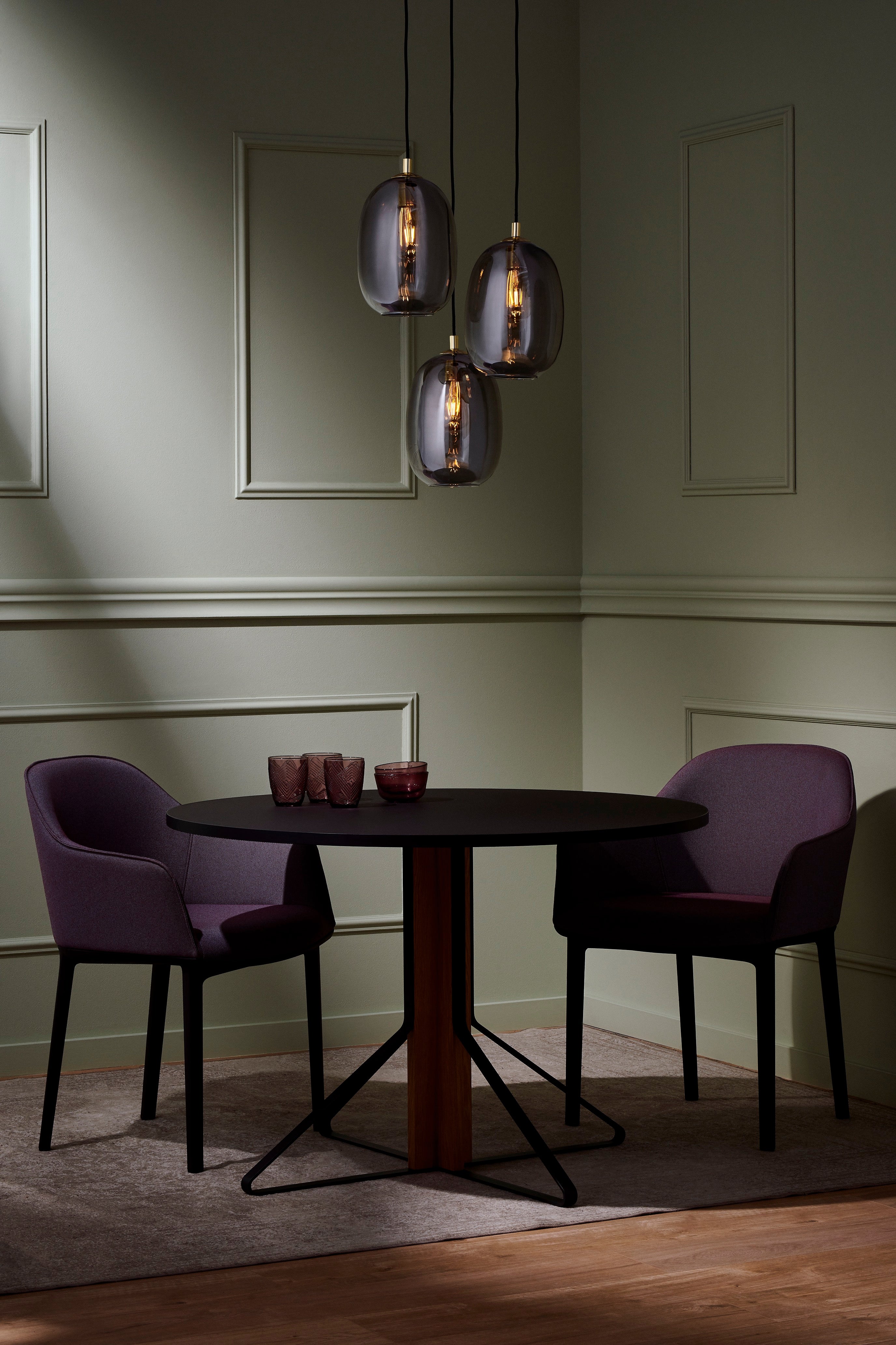 Závesná lampa na lište ONYX 3 grafitová