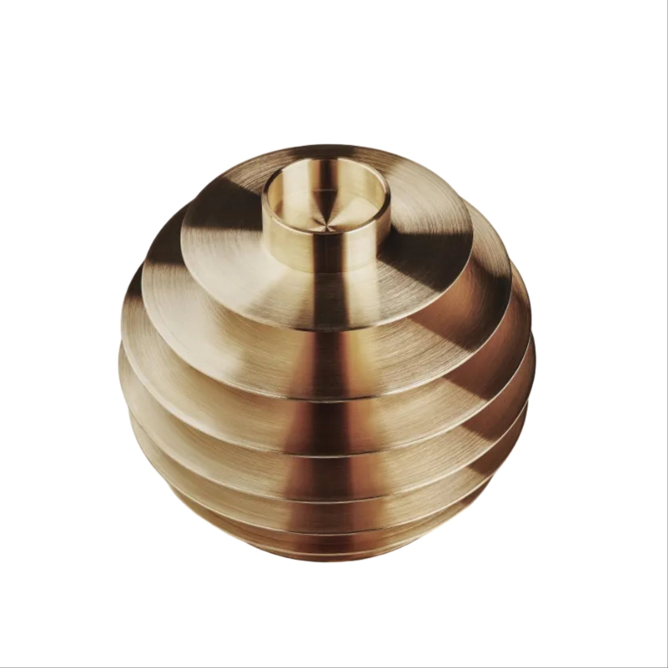 ORB Brass Candle Holder Set