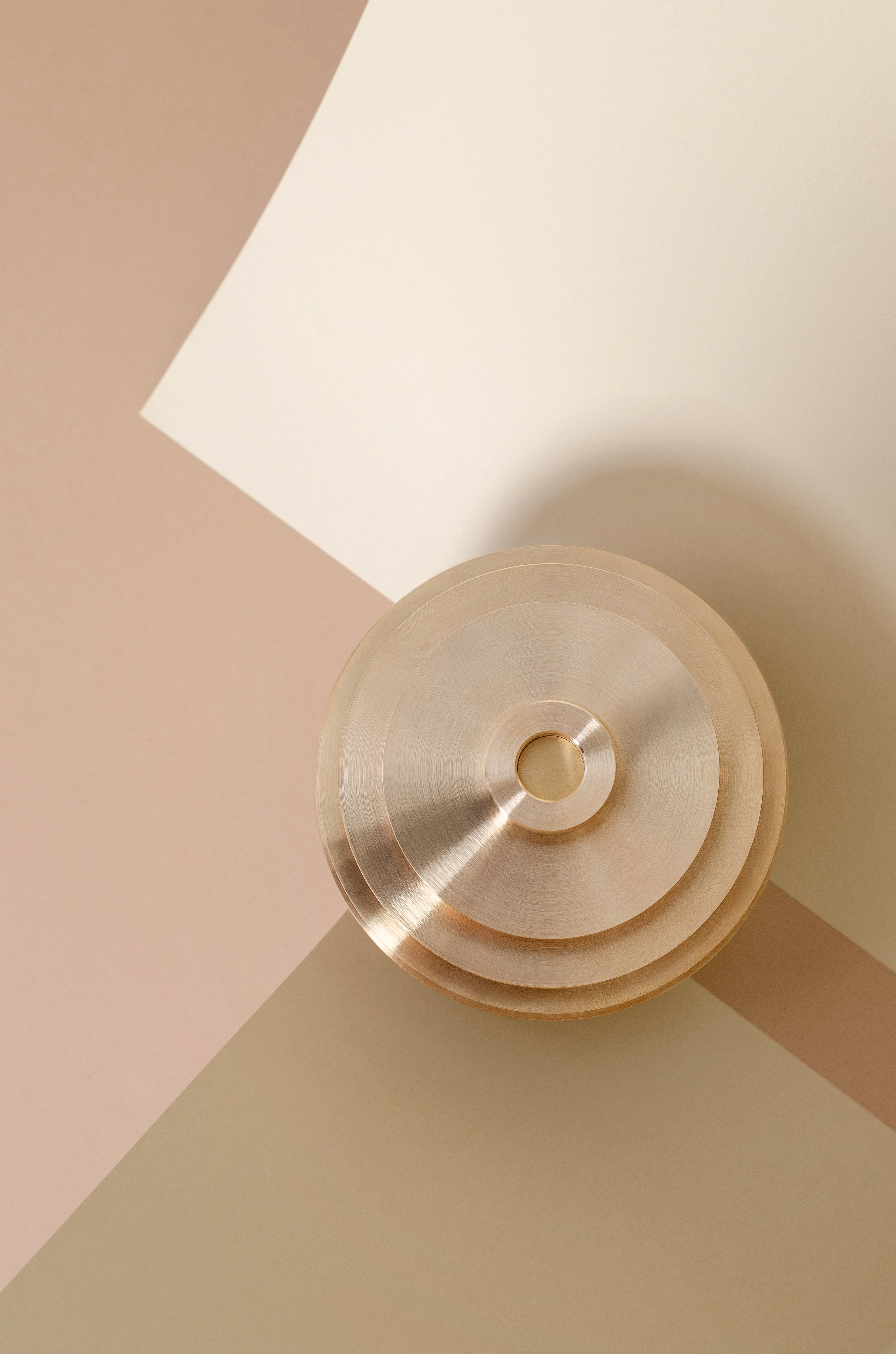 ORB Brass Candle Holder Set