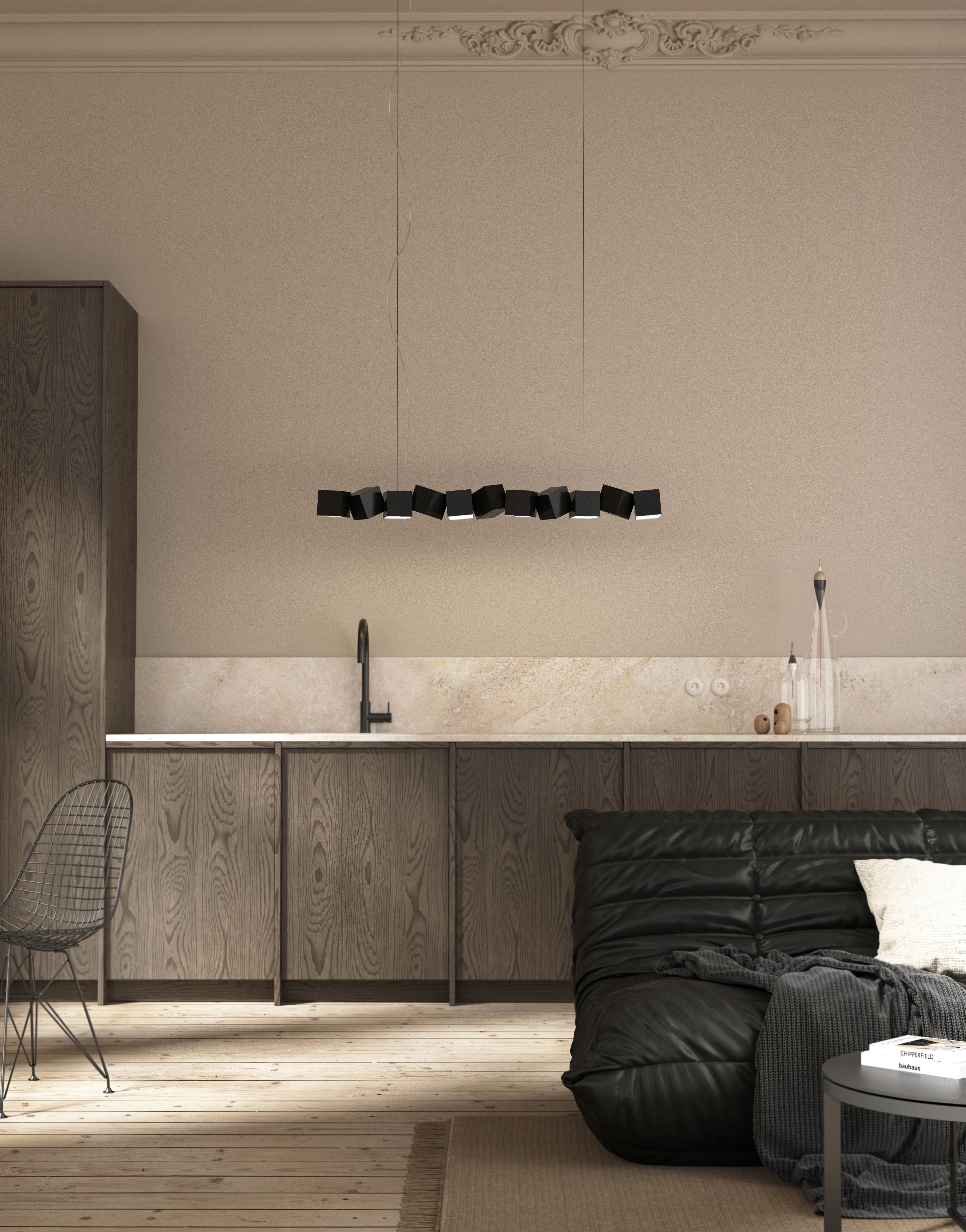 Lampa wisząca BLOCKCHAIN czarny