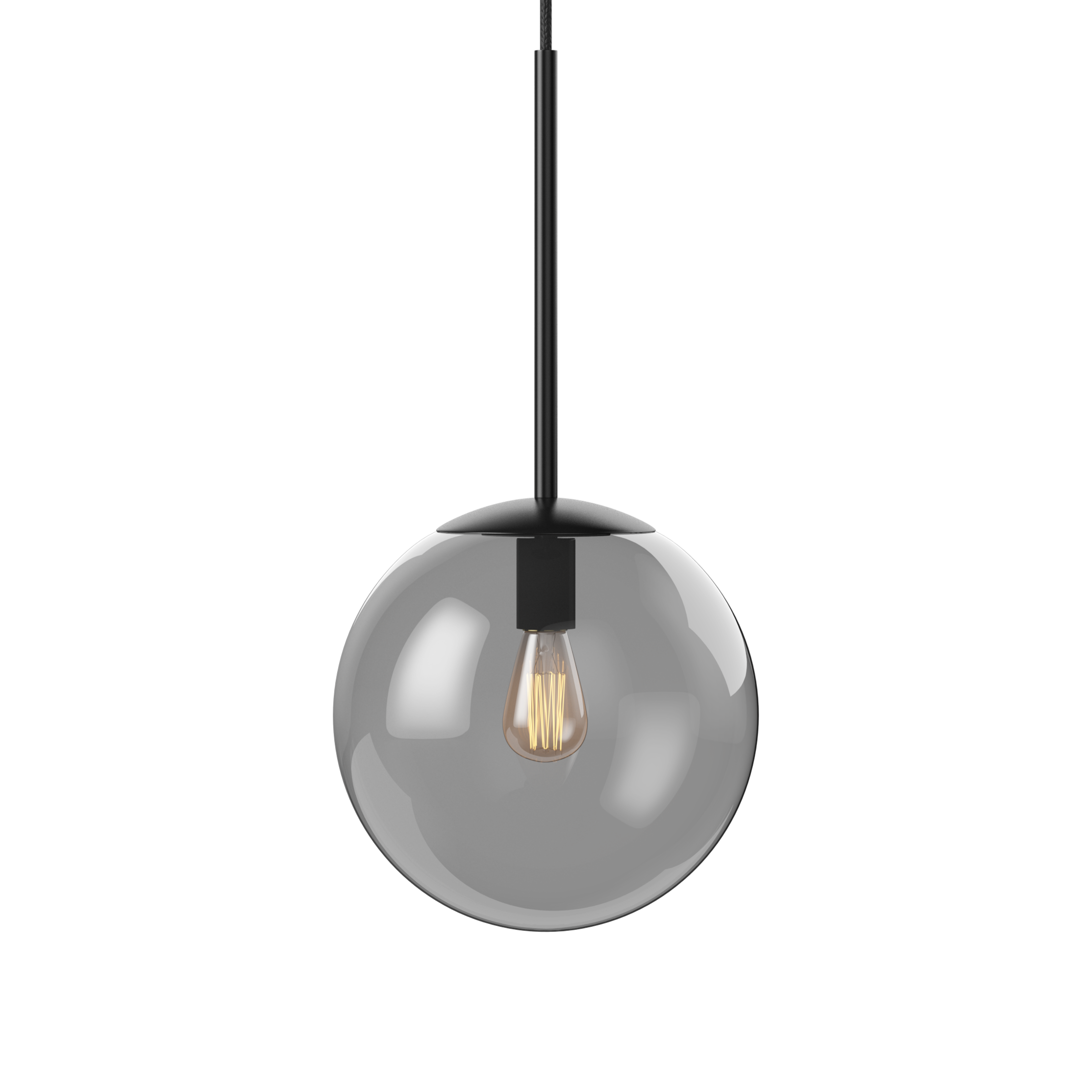 Závesná lampa ORB čierna