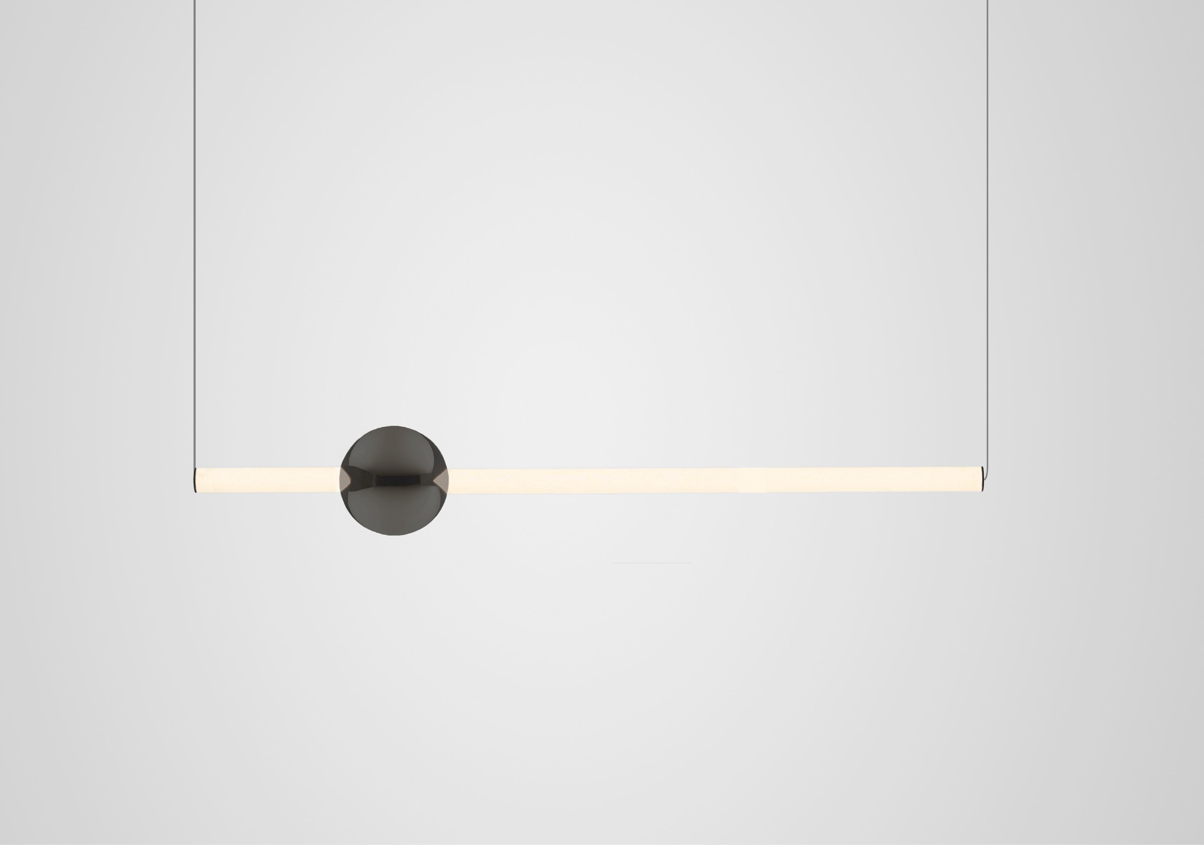 Lampa visiacá ORION TUBE leštený gunmetal