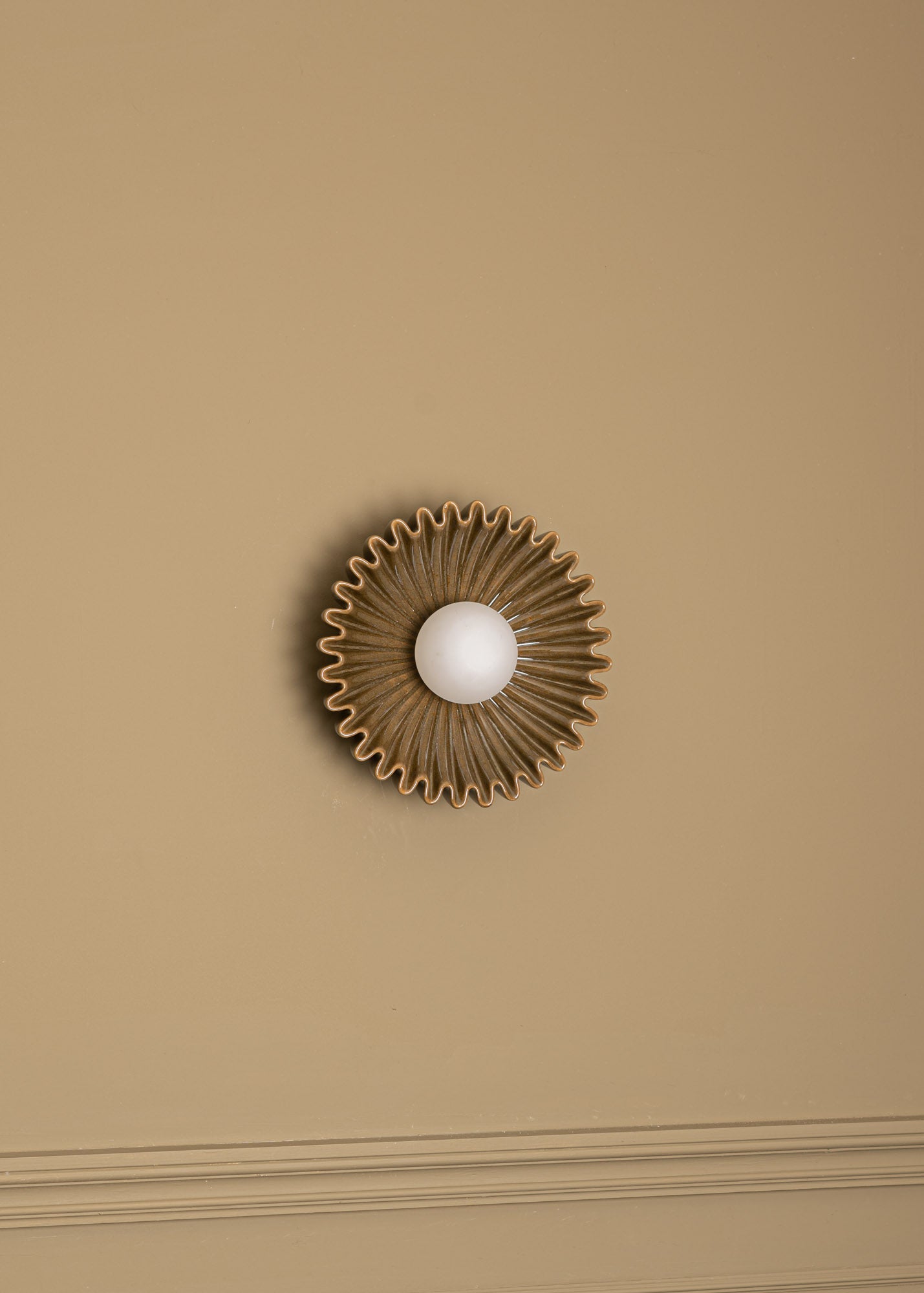 Ceramic Wall Lamp OSTRO Green