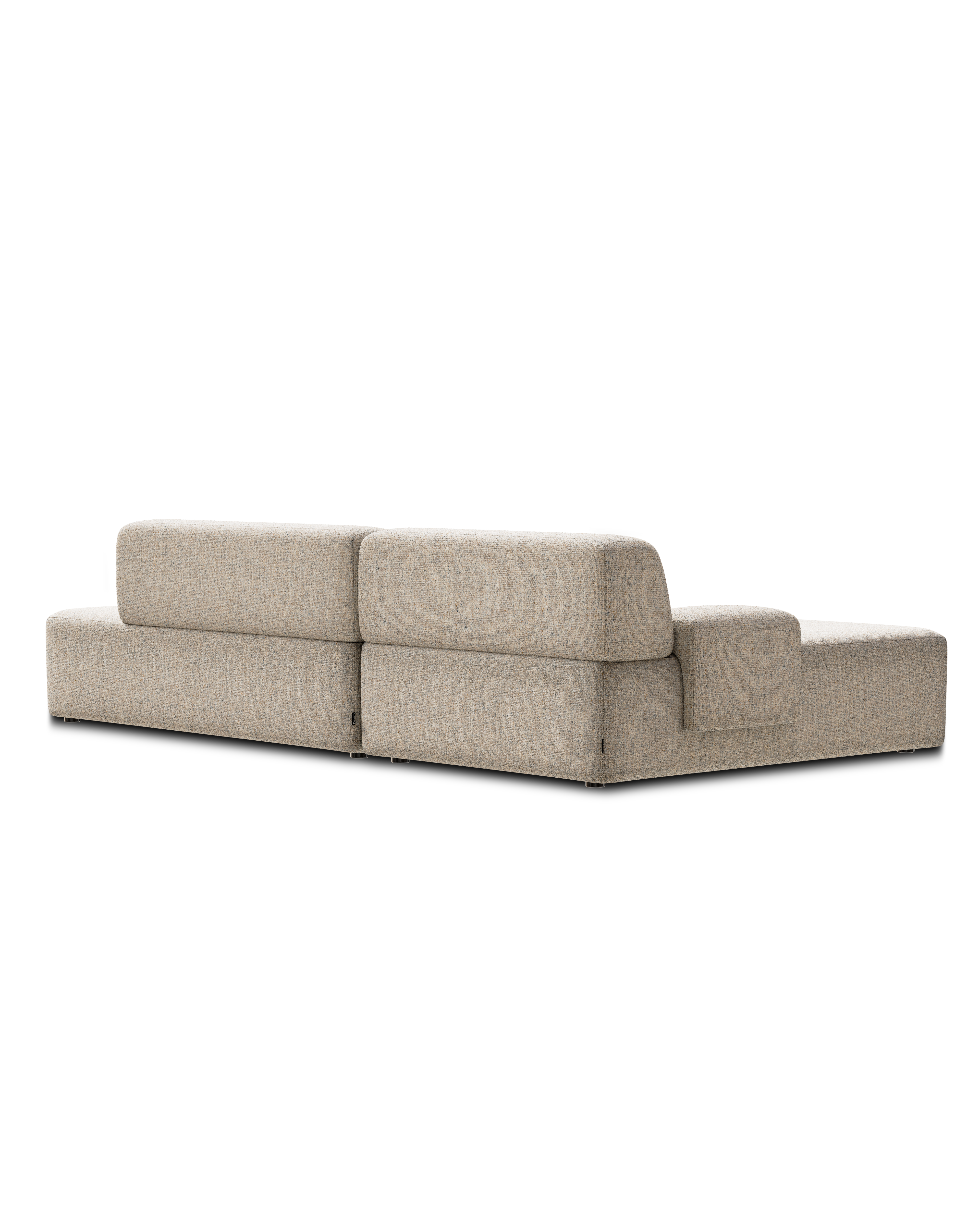 Open left-sided modular corner sofa UMI beige