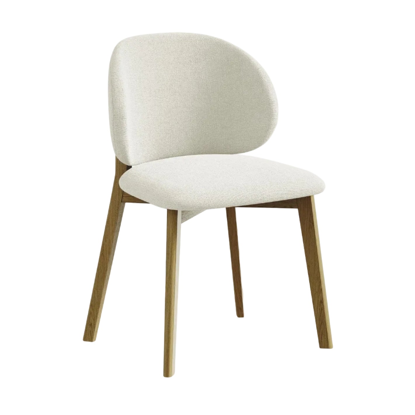 PAHOA Chair in Beige with Beech Base