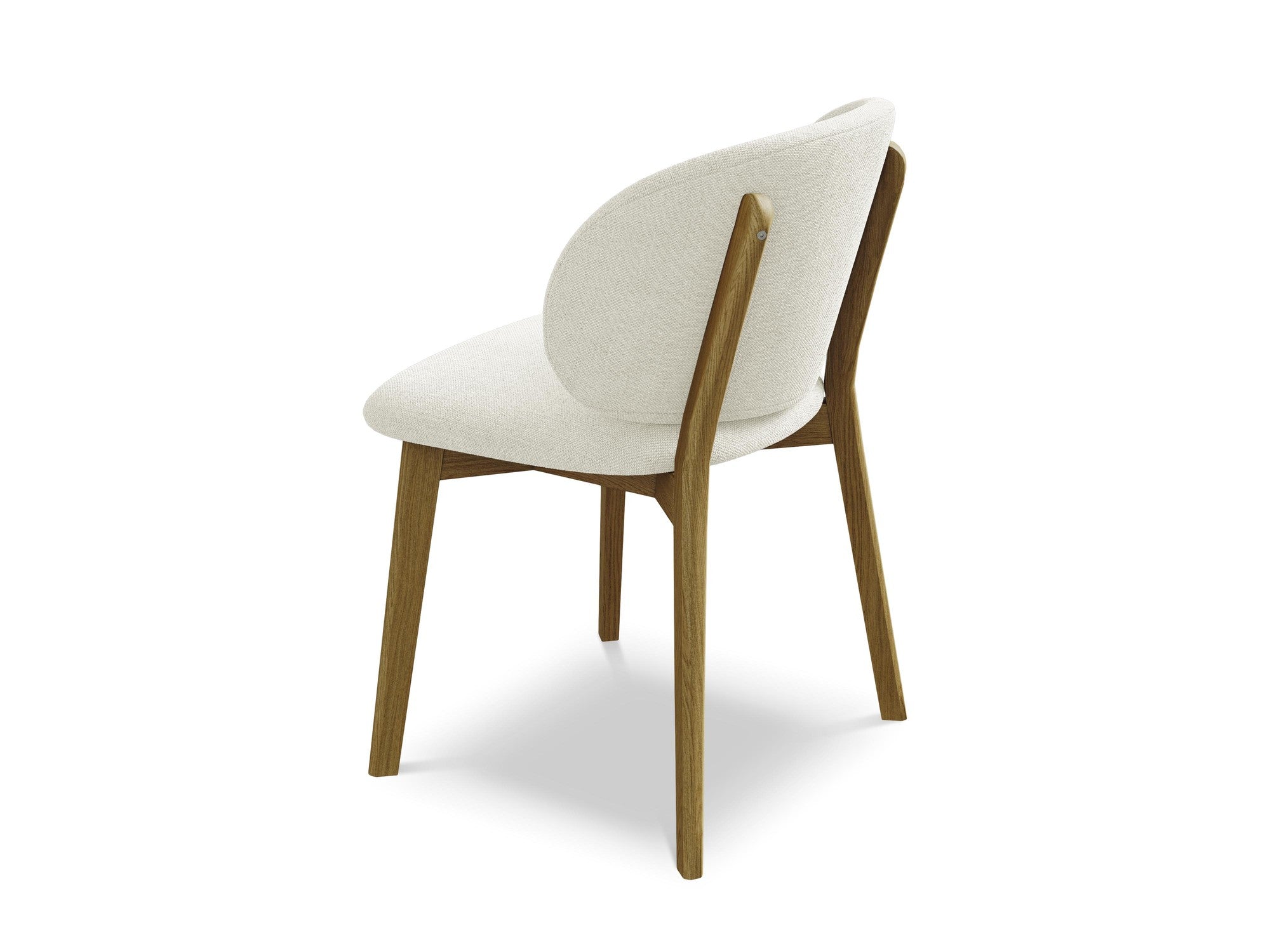 PAHOA Chair in Beige with Beech Base