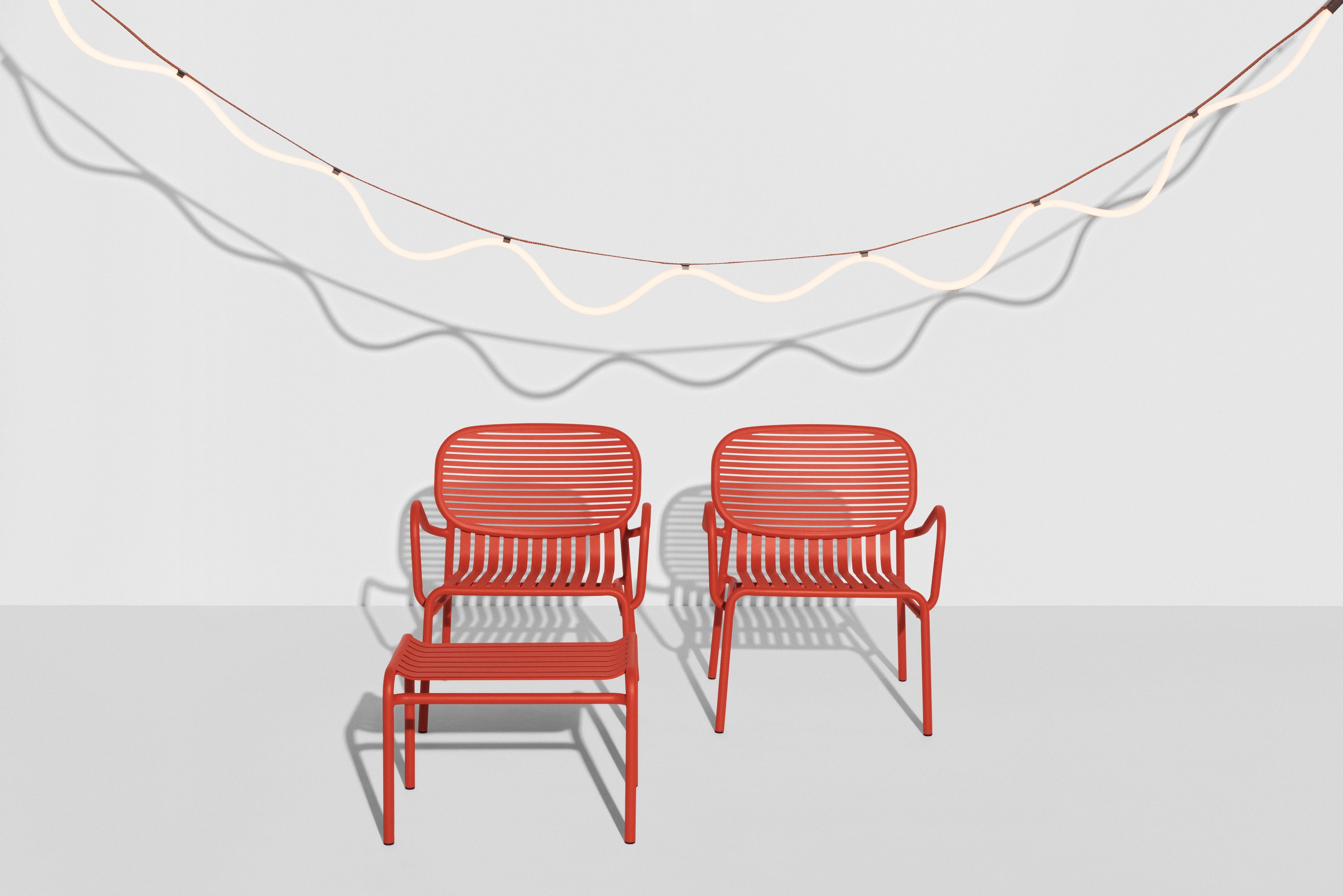 Lampa visiacá SPLINE hnedá s oranžovou