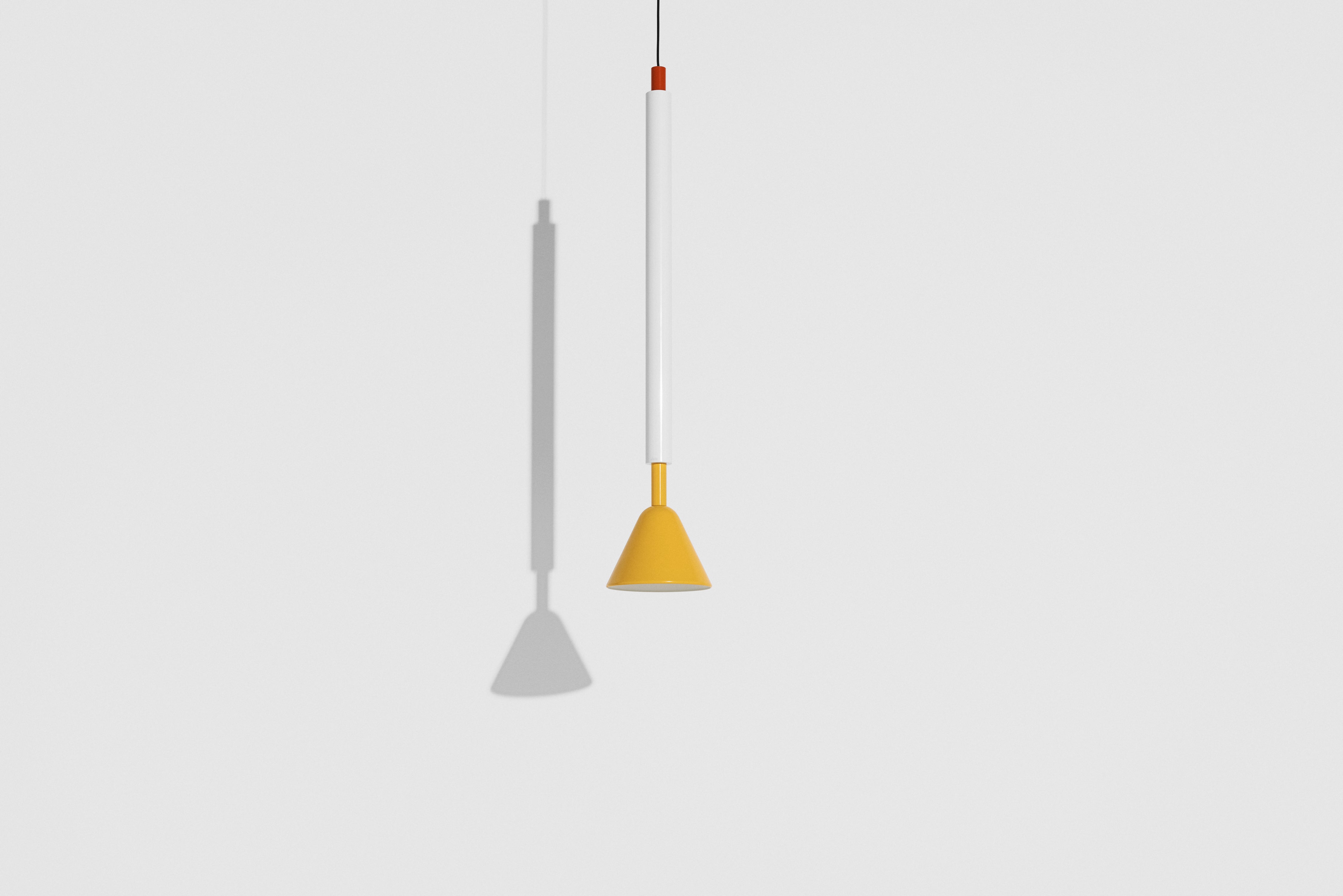Závesná lampa PYL žltá