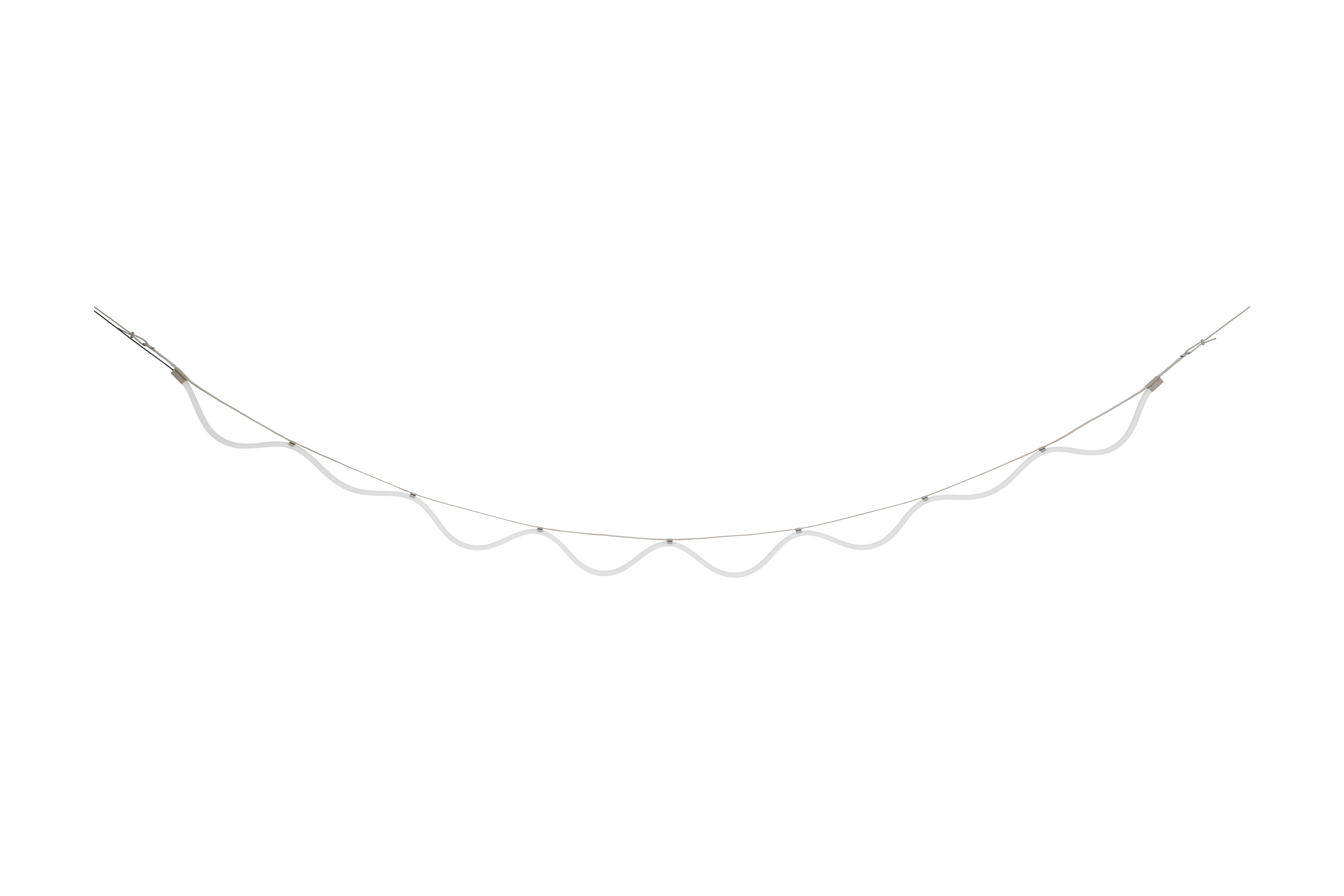 Lampa visiacá SPLINE béžová s modrou