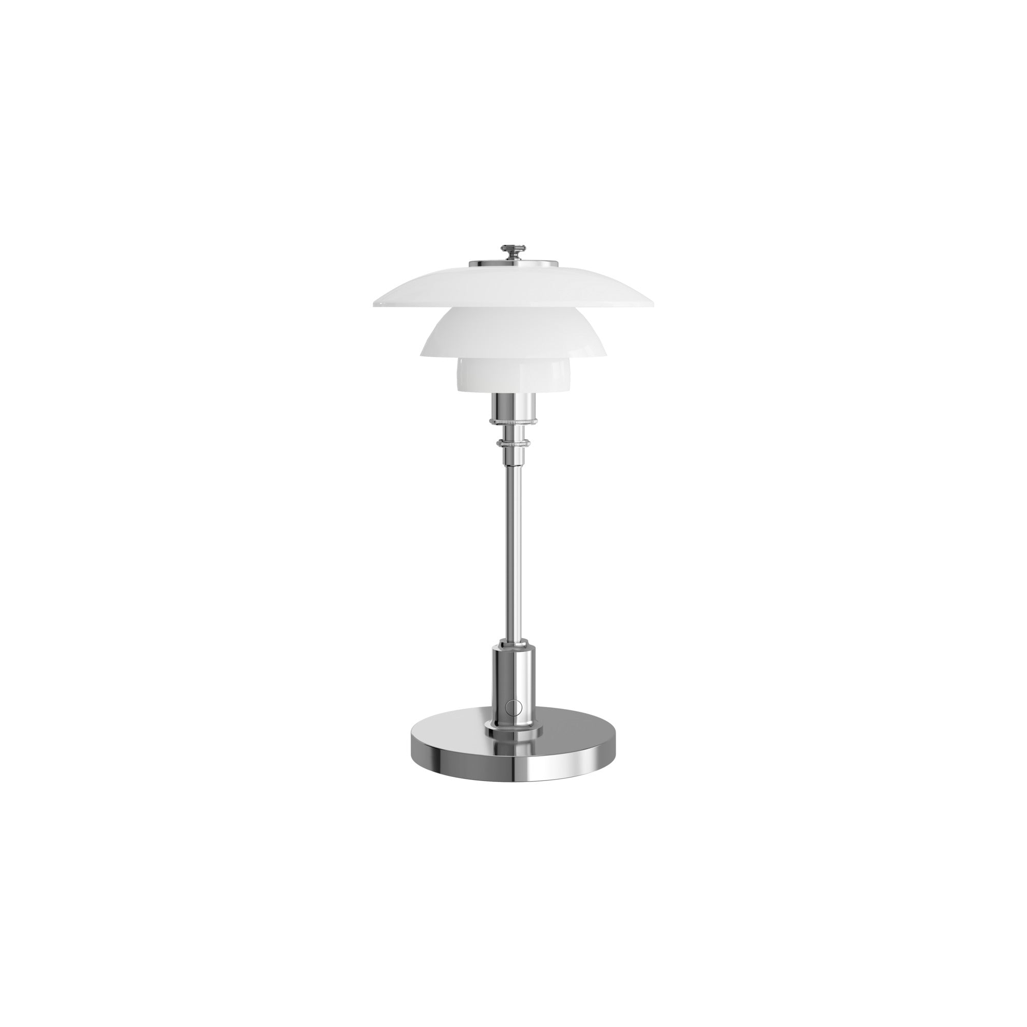 Lampa przenośna PH 1/1 biały z chromowaną podstawą