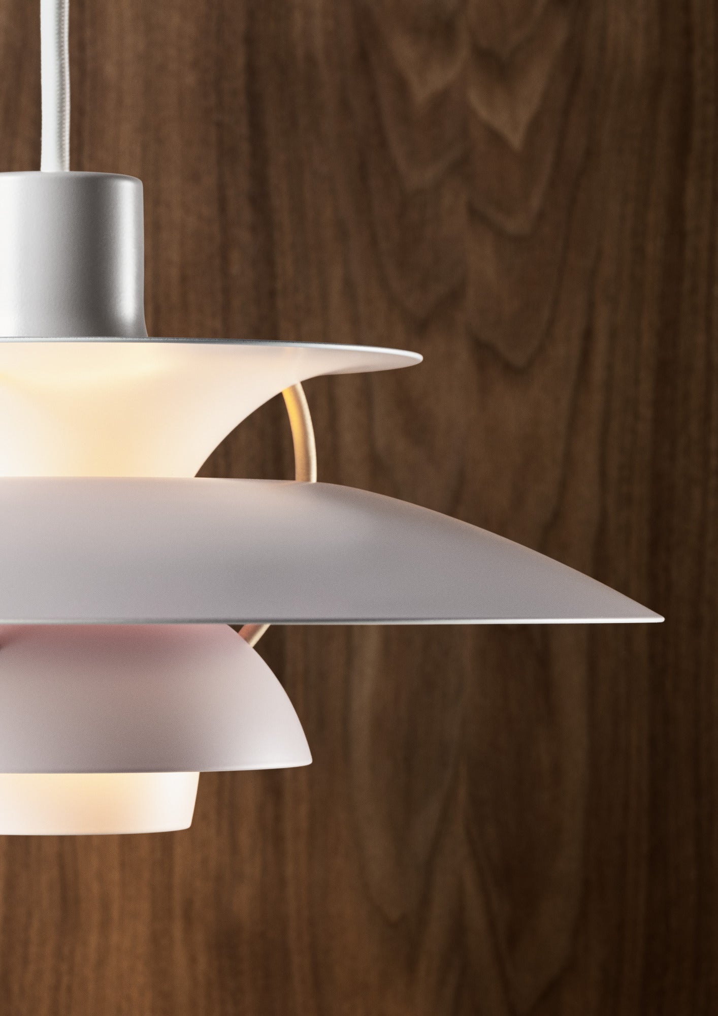 Závesná lampa PH 5 moderná biela