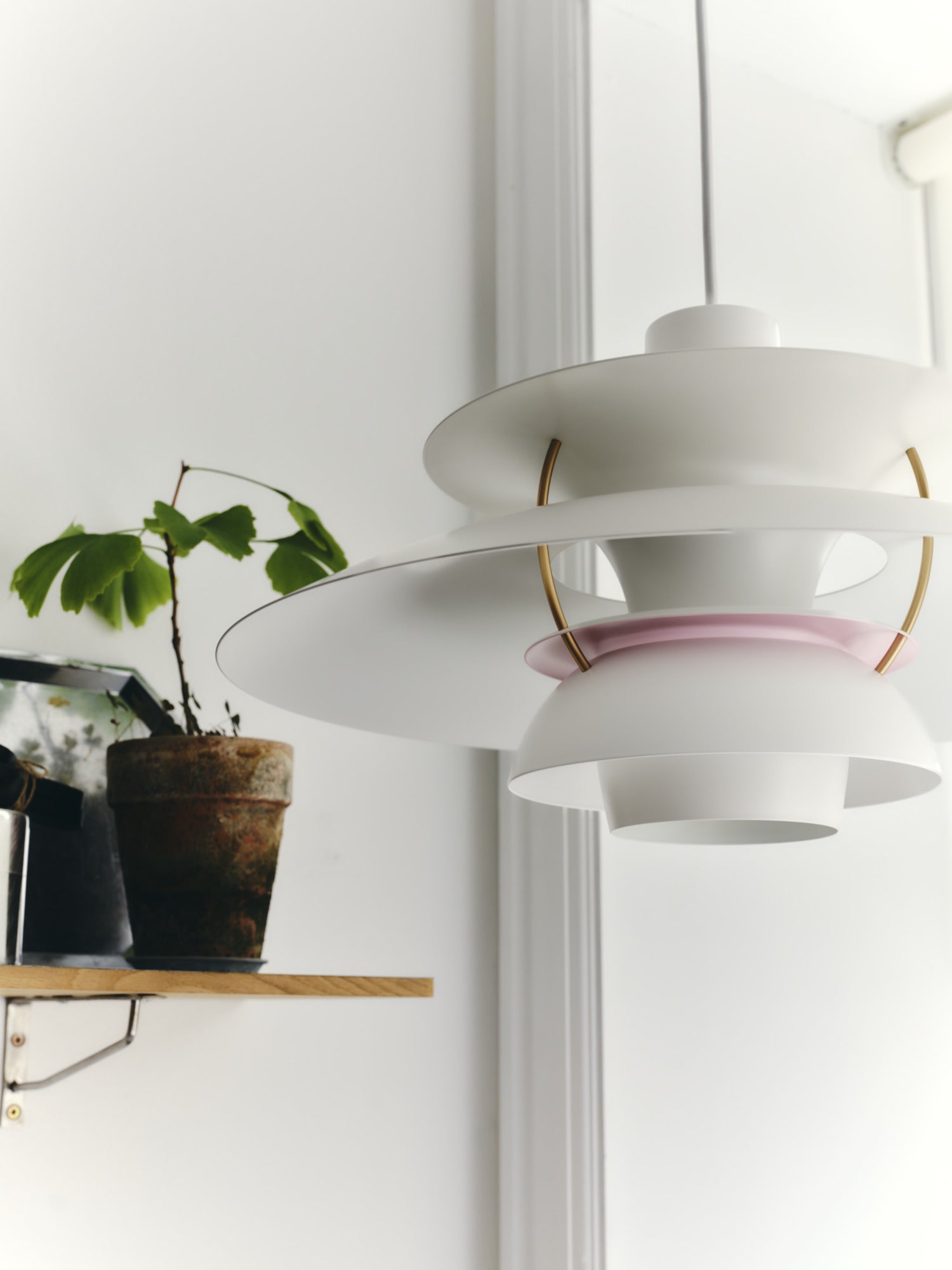 Závesná lampa PH 5 moderná biela