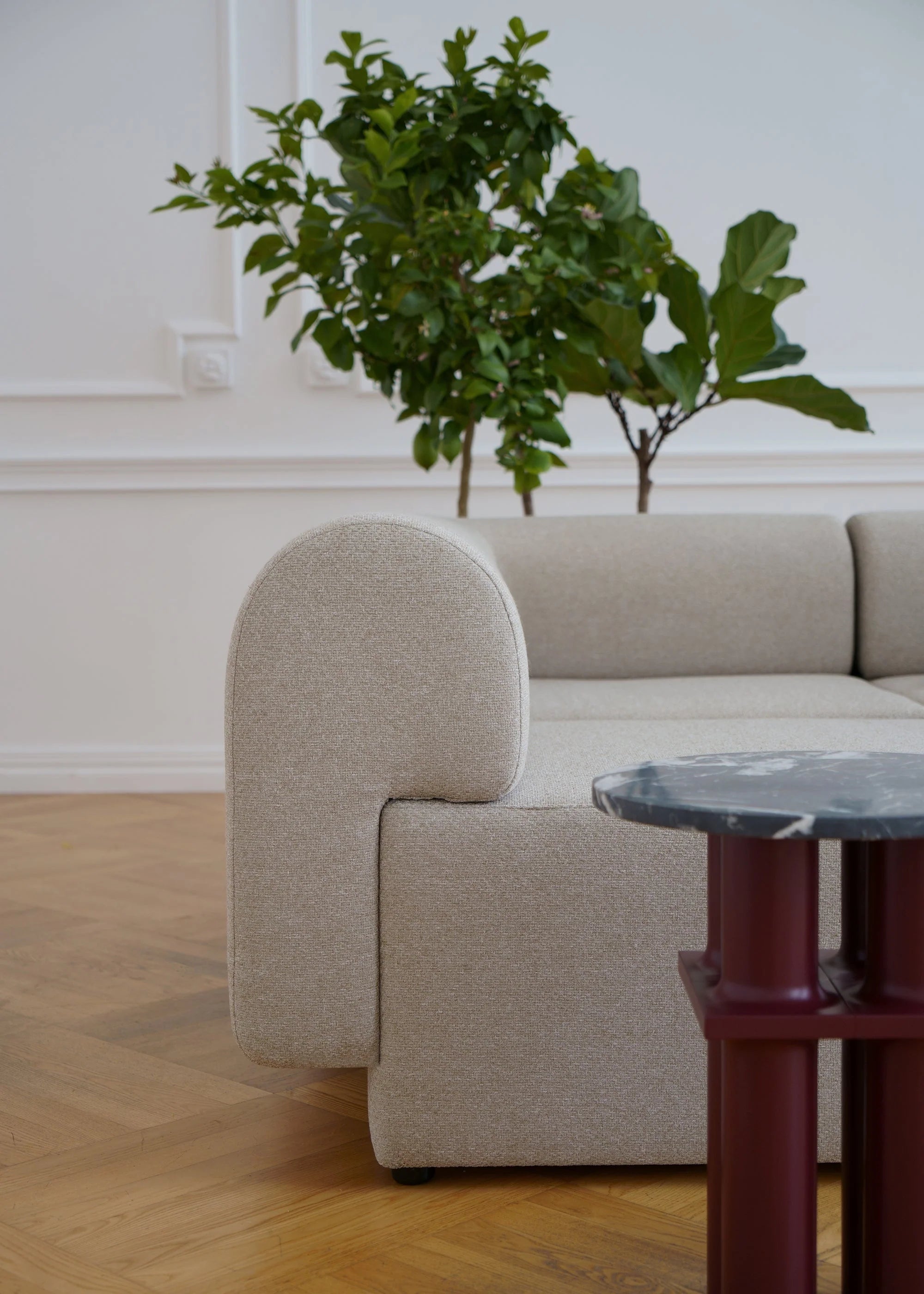 2-Seater Sofa TORI Taupe