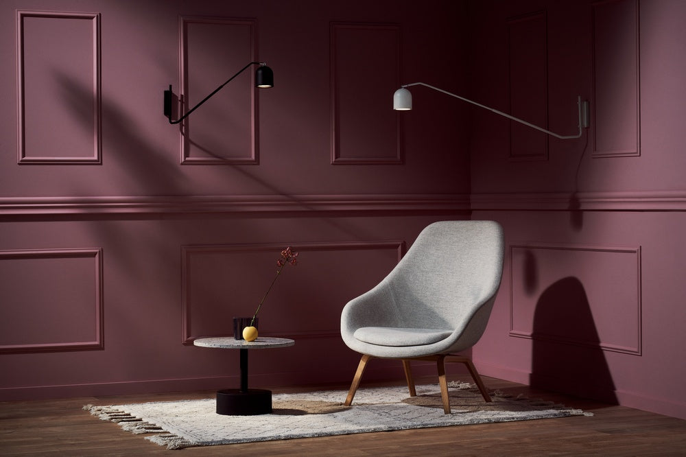 PURO black wall lamp