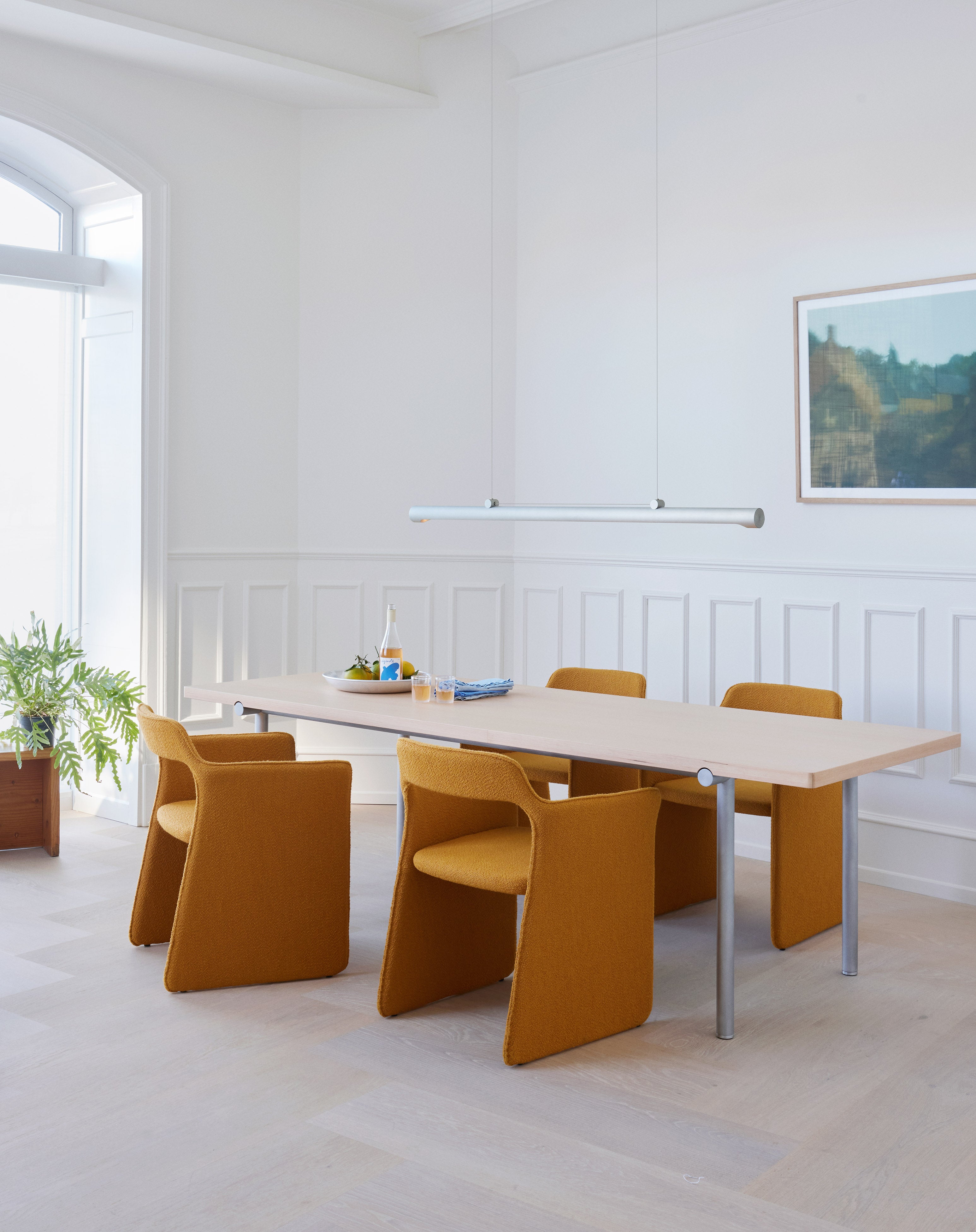 Závesná lampa TUBBY TUBE šedá