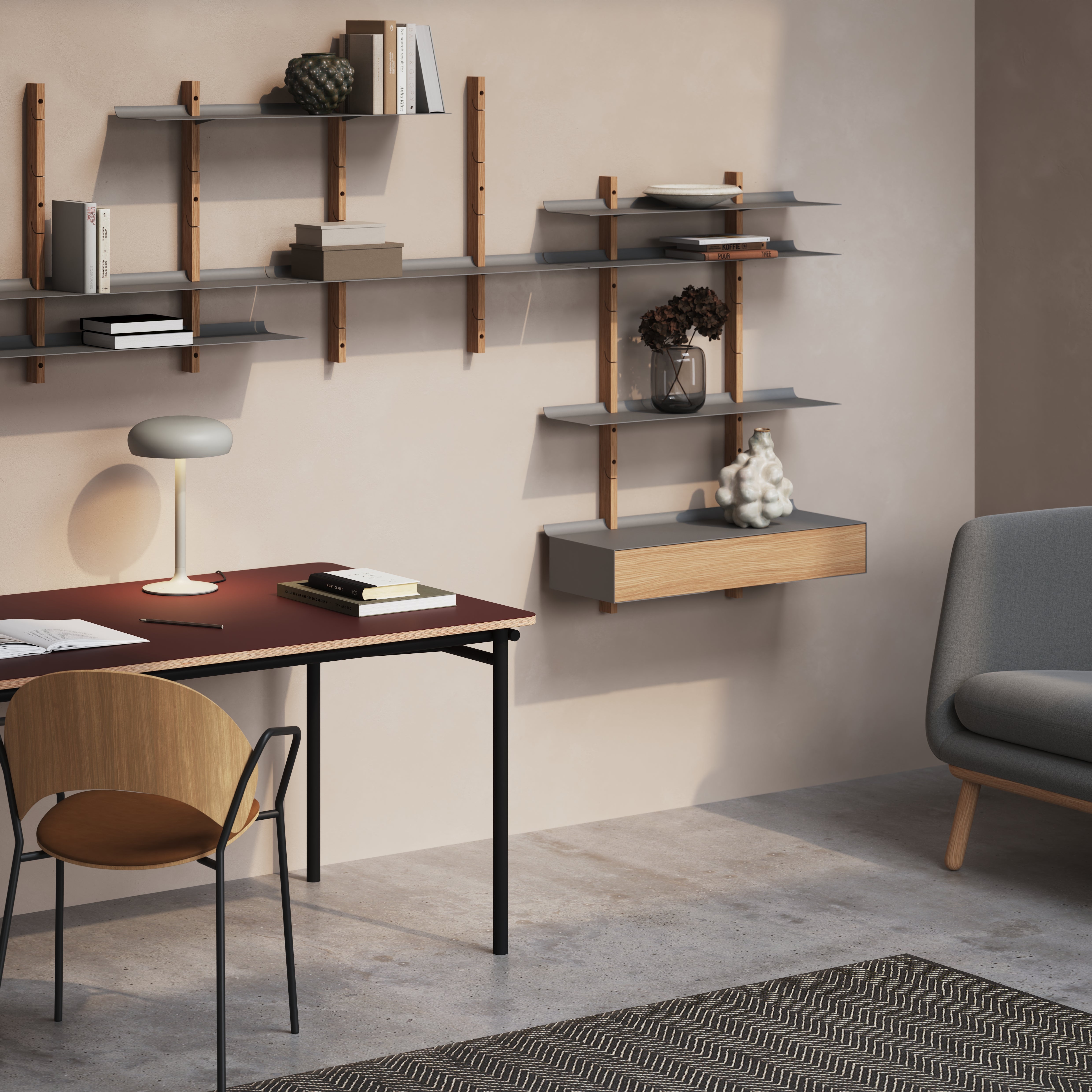 SMILE wall cabinet gray