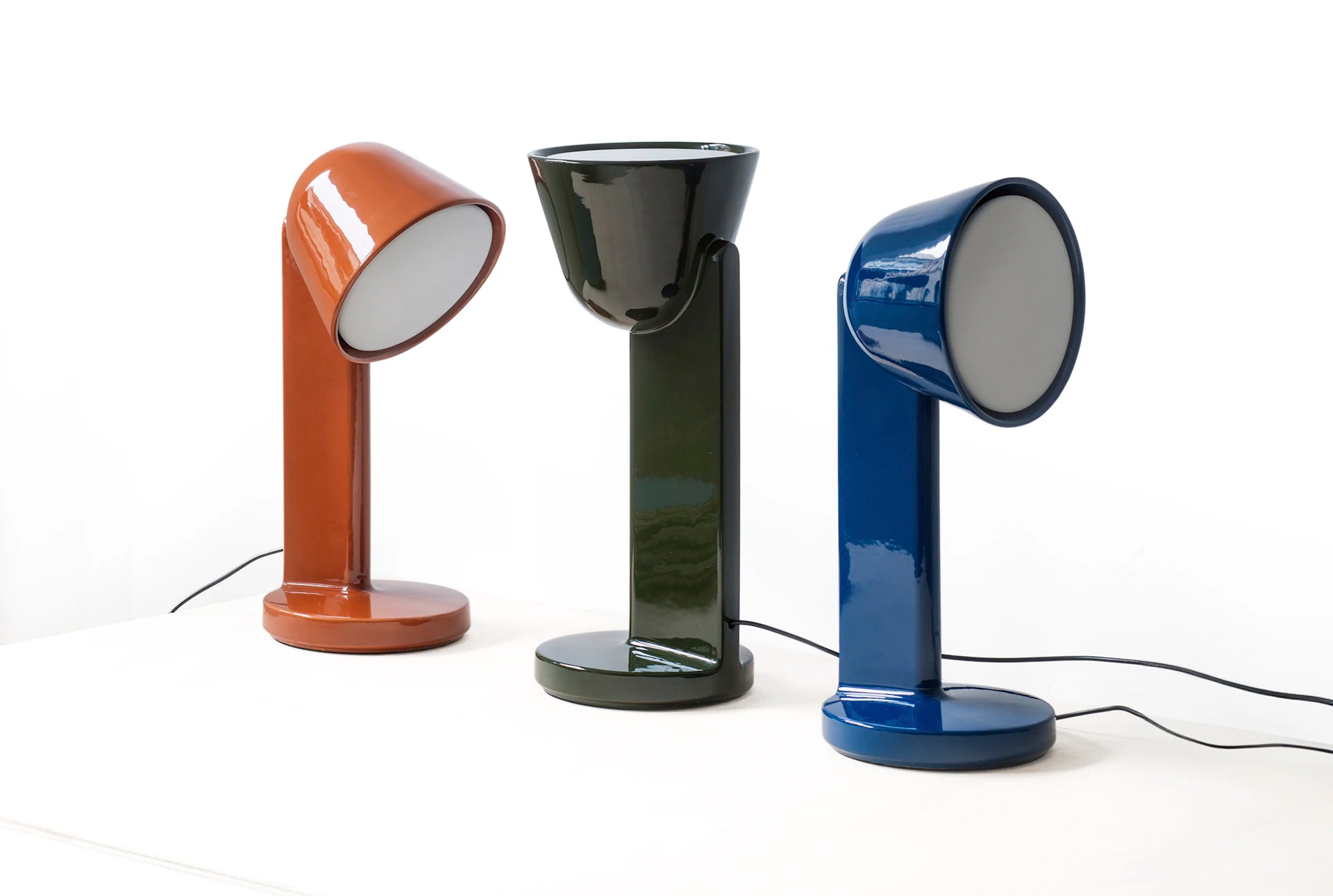 Ceramic Table Lamp Navy Blue