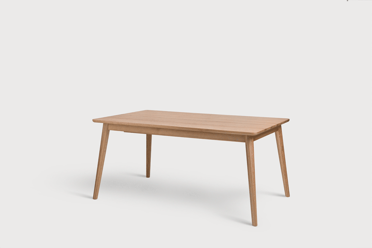 Rozkladací stôl LUNGO lite z dubového dreva