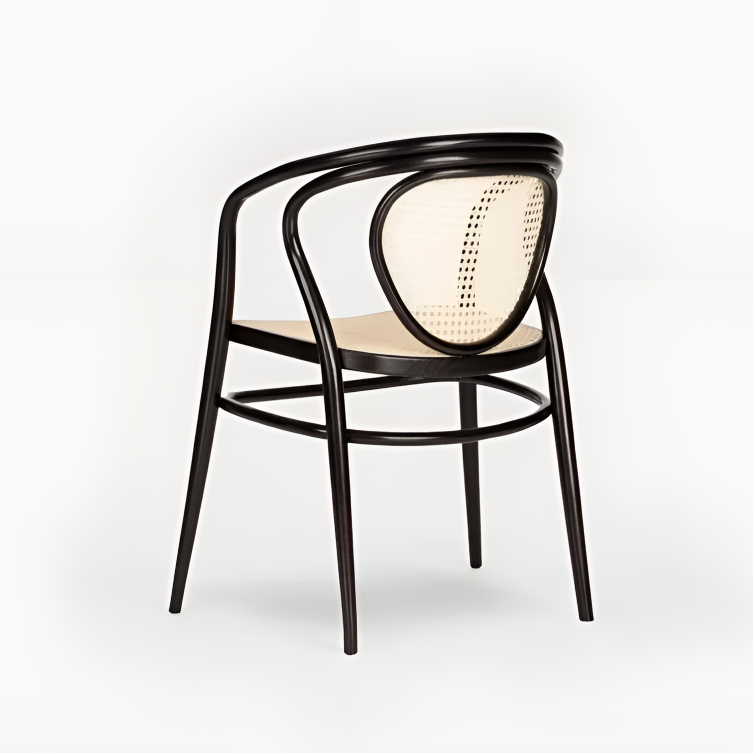 Chair with armrests Nodo B-1400 beech wood