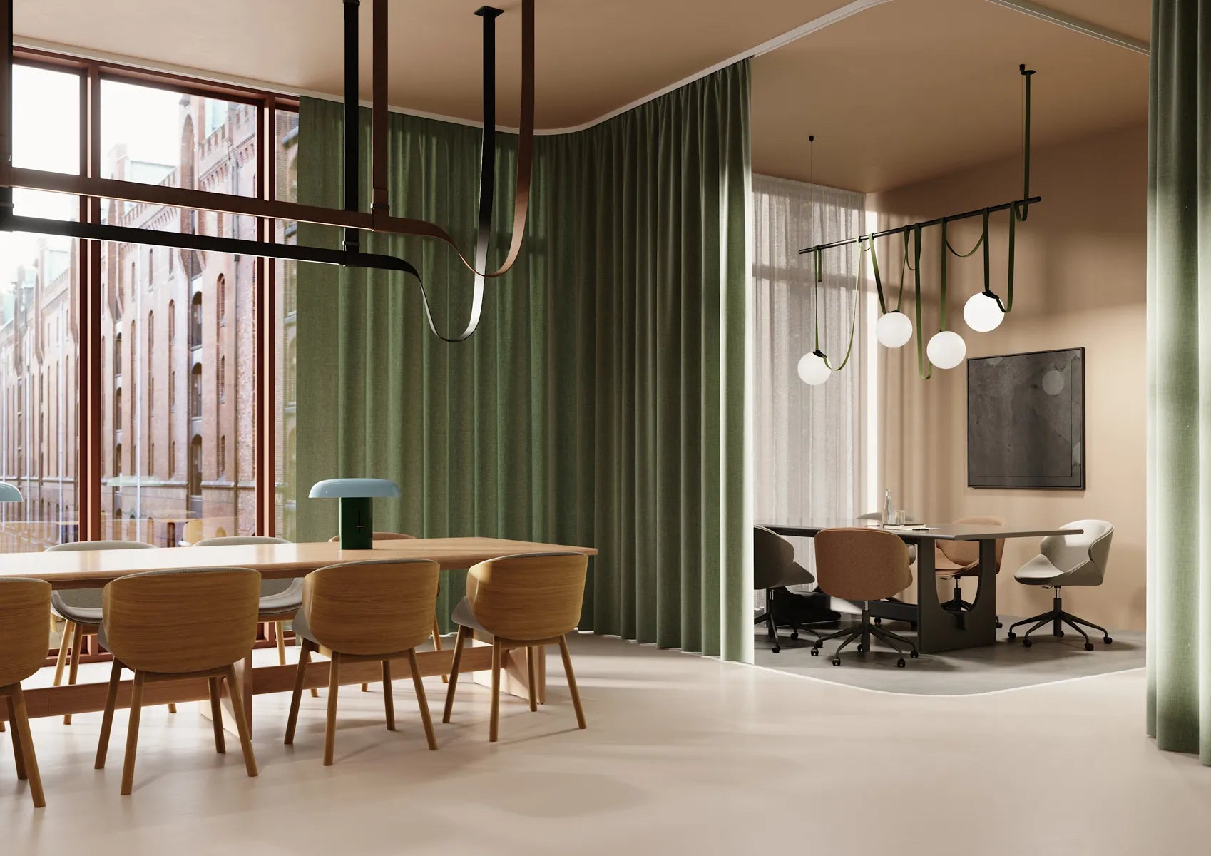 Konferenčný stôl SUND z dubového dreva