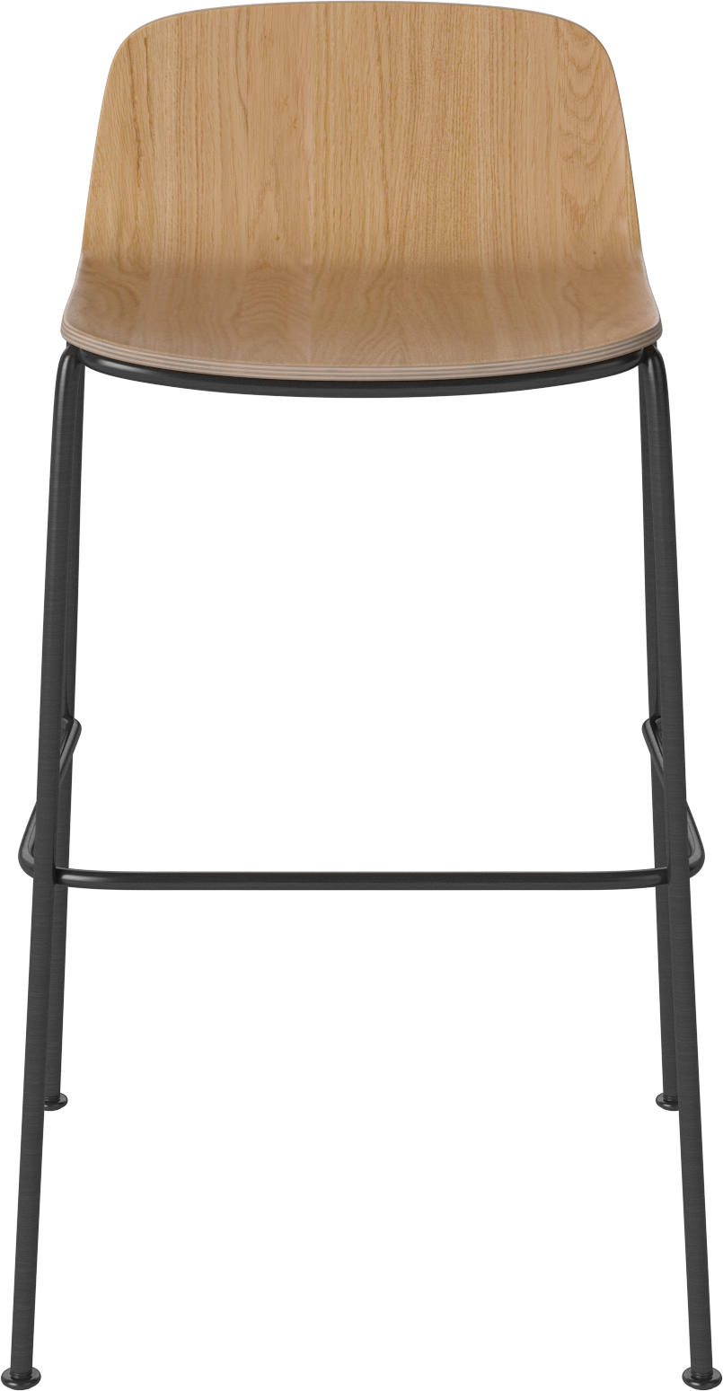 Hoker PALM dubový dyha s čiernym kovovým podstavcom