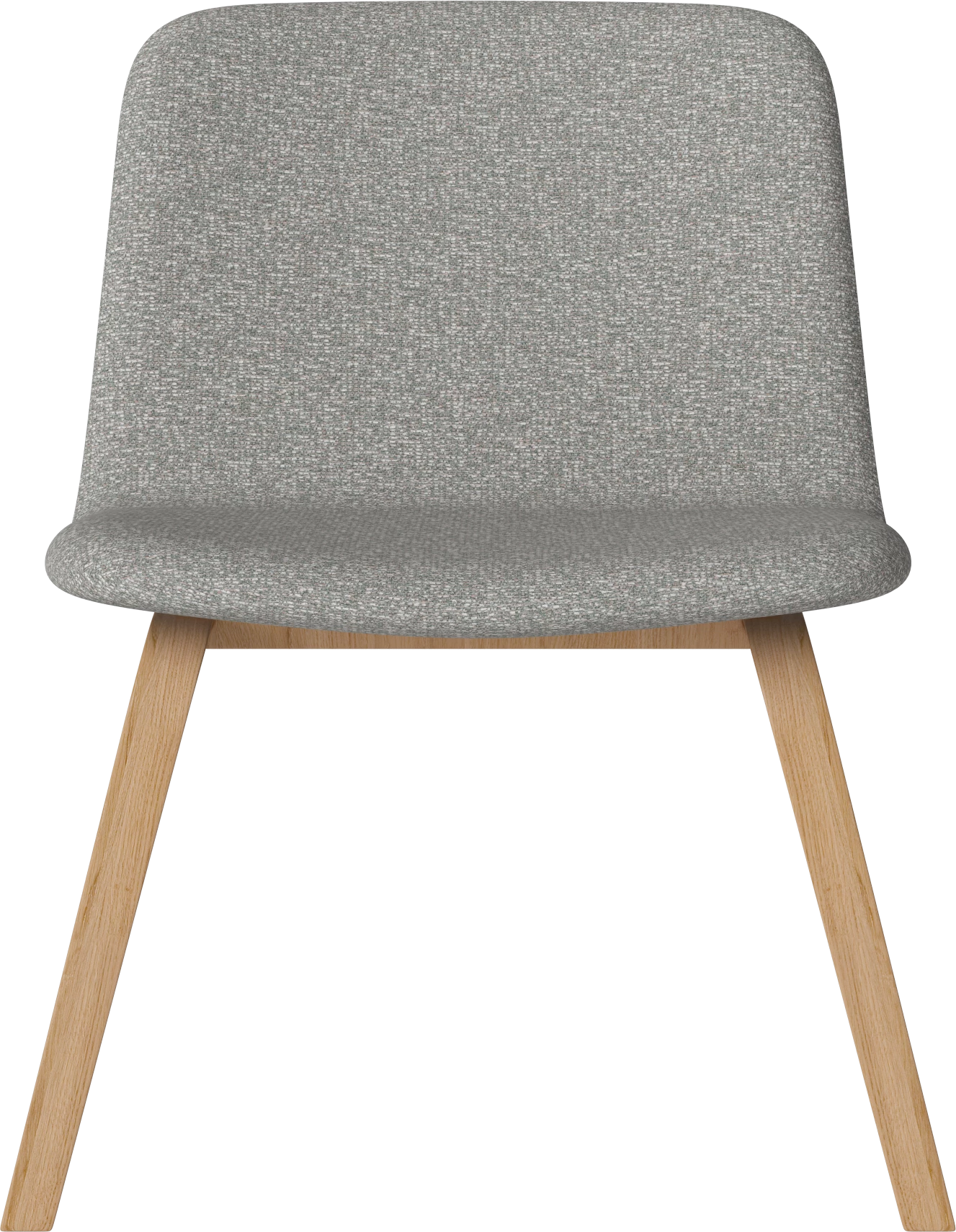 Fotel PALM čalúnený s dubovým podstavcom