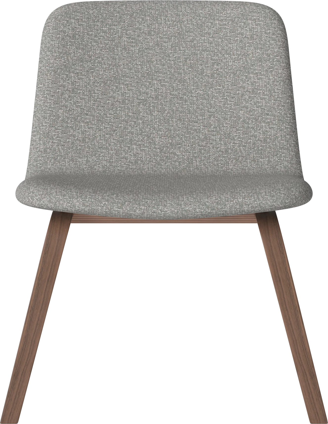 Fotel PALM čalúnený s orechovým podstavcom