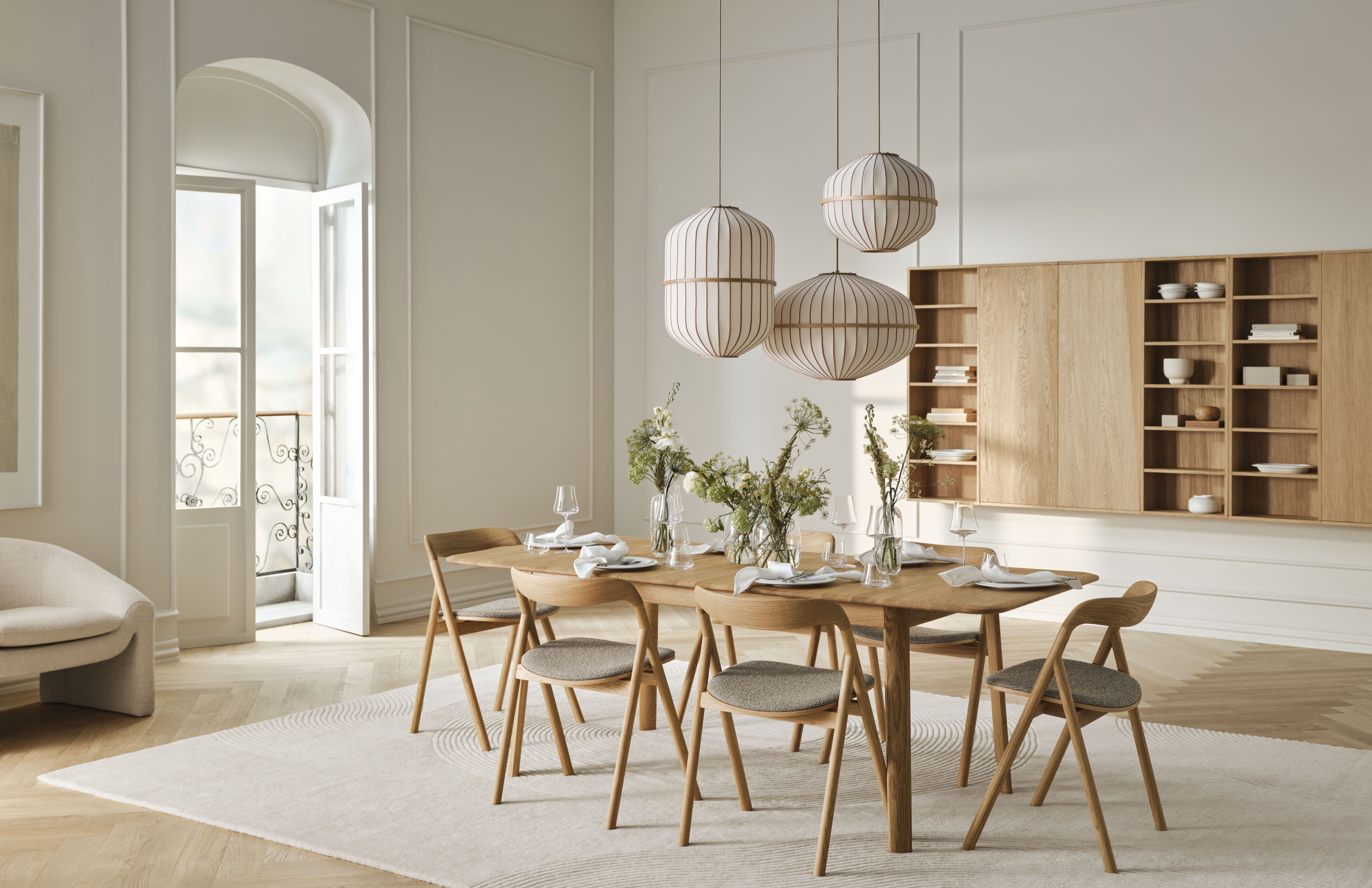 Lucén beige hanging lamp