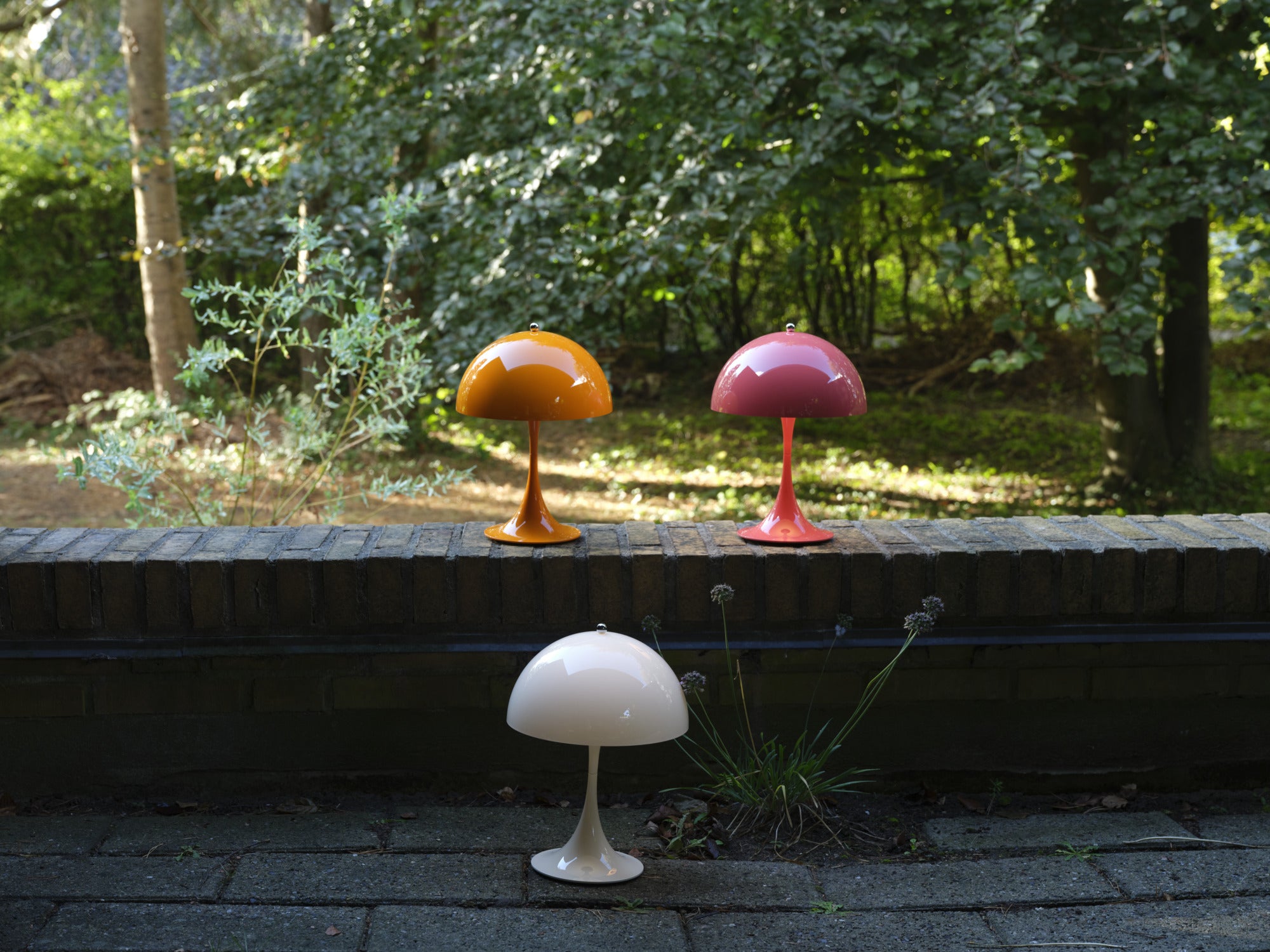 Prenosná lampa PANTHELLA 250 oranžová