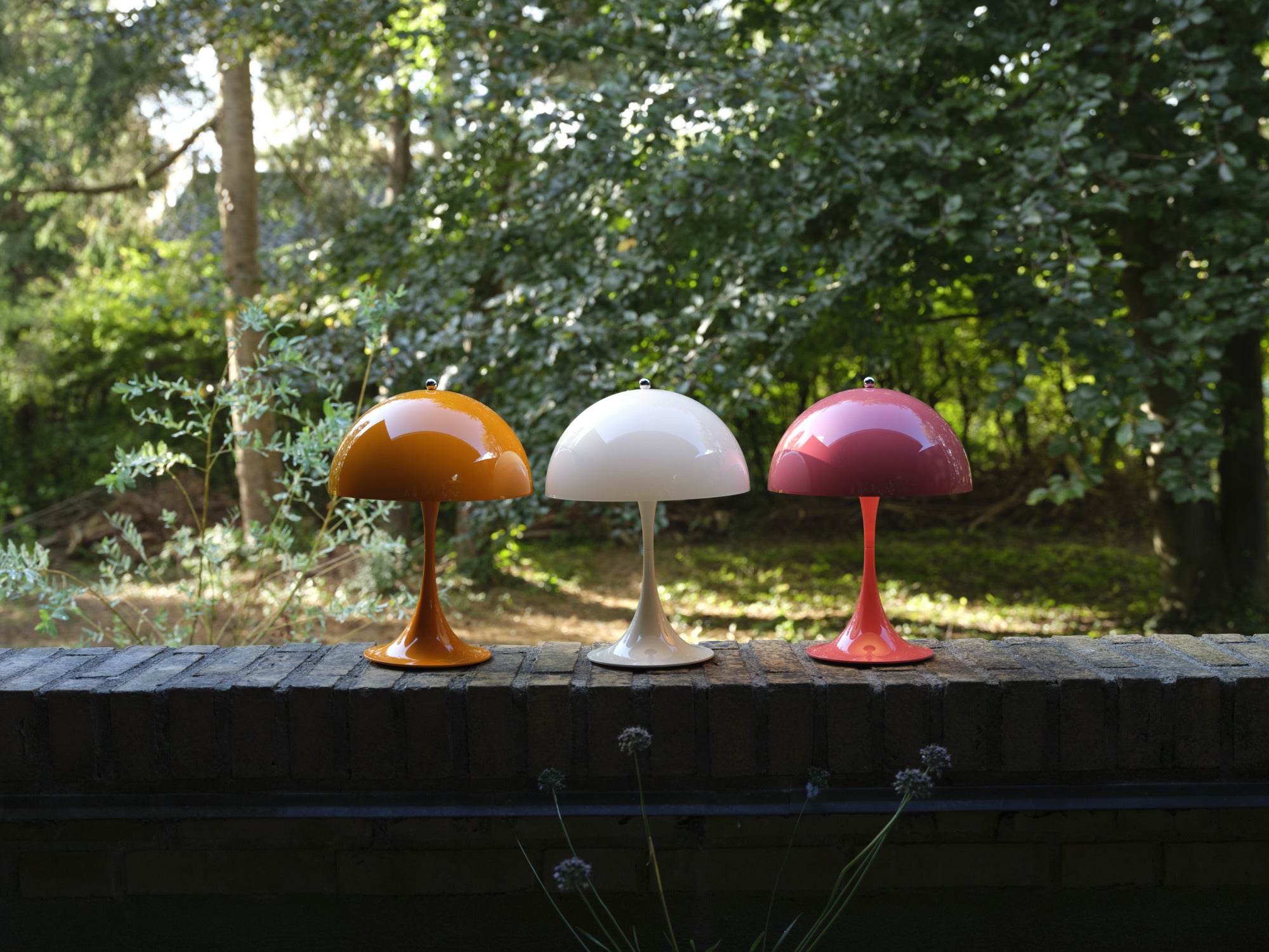 Prenosná lampa PANTHELLA 250 oranžová